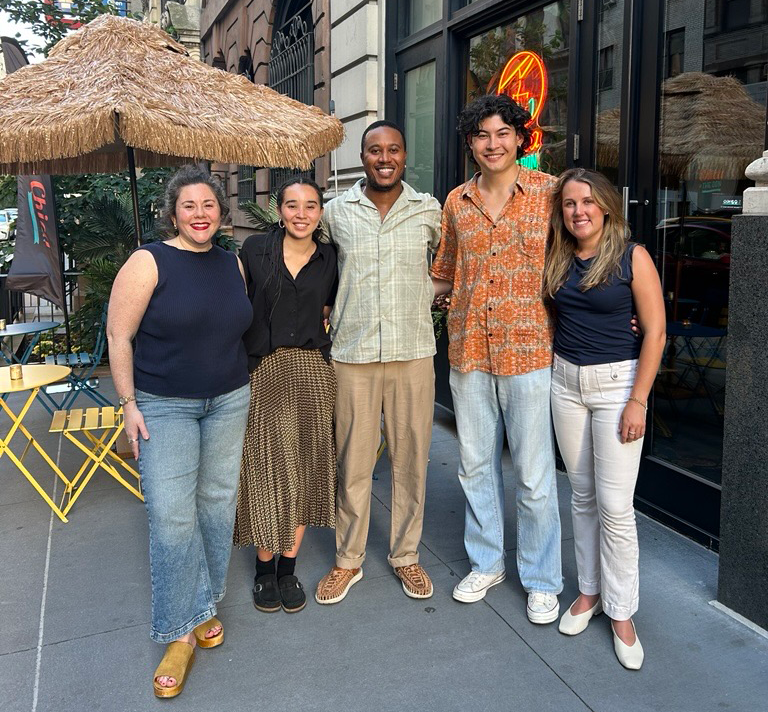 Invision team with Teens of Color Abroad (TCA)