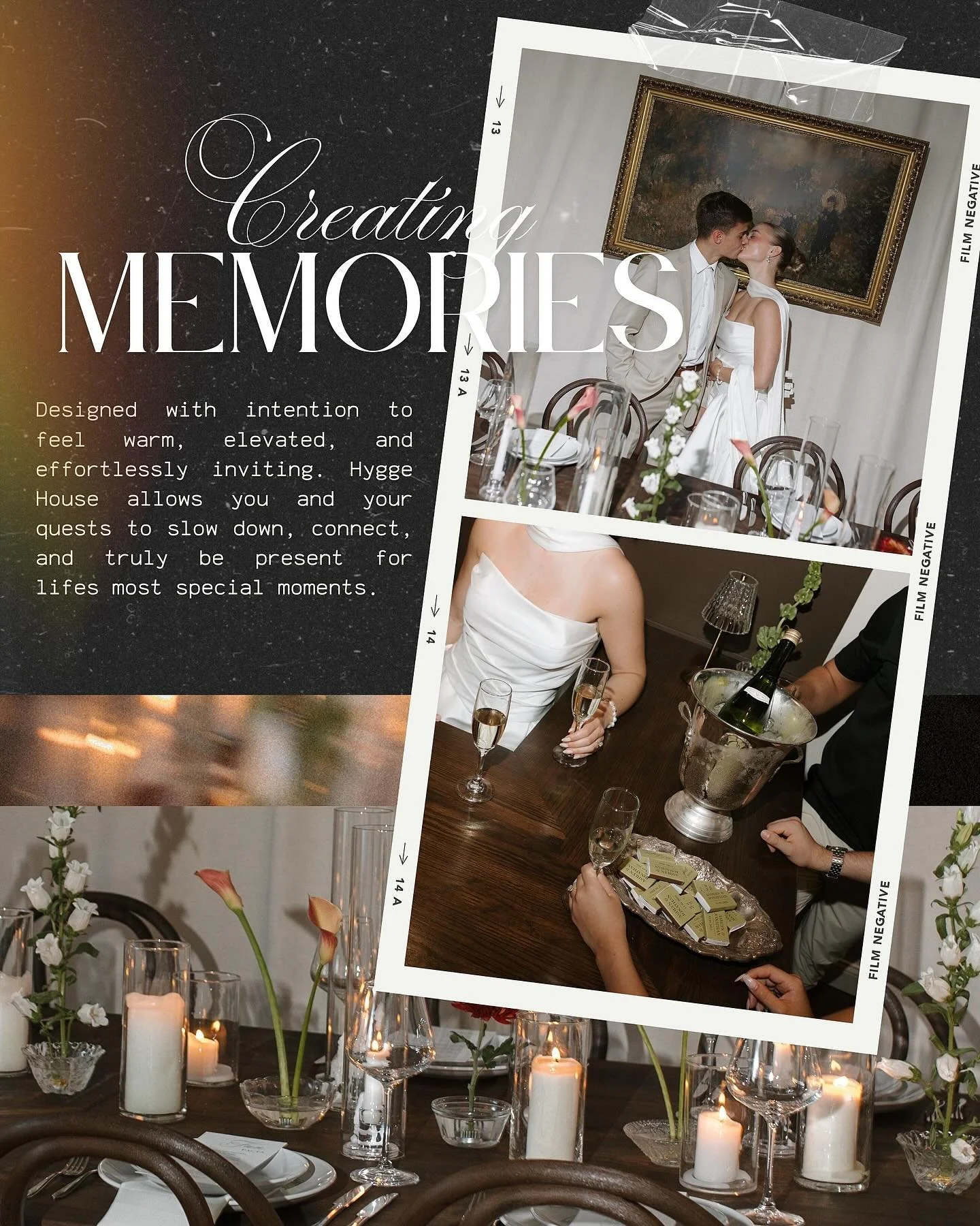 Hygge House isn&rsquo;t just a venue &mdash; it&rsquo;s an experience.

Designed to feel warm, elevated, and effortlessly inviting, Hygge House is where meaningful moments unfold beautifully. From intimate weddings to showers, celebrations, and gathe