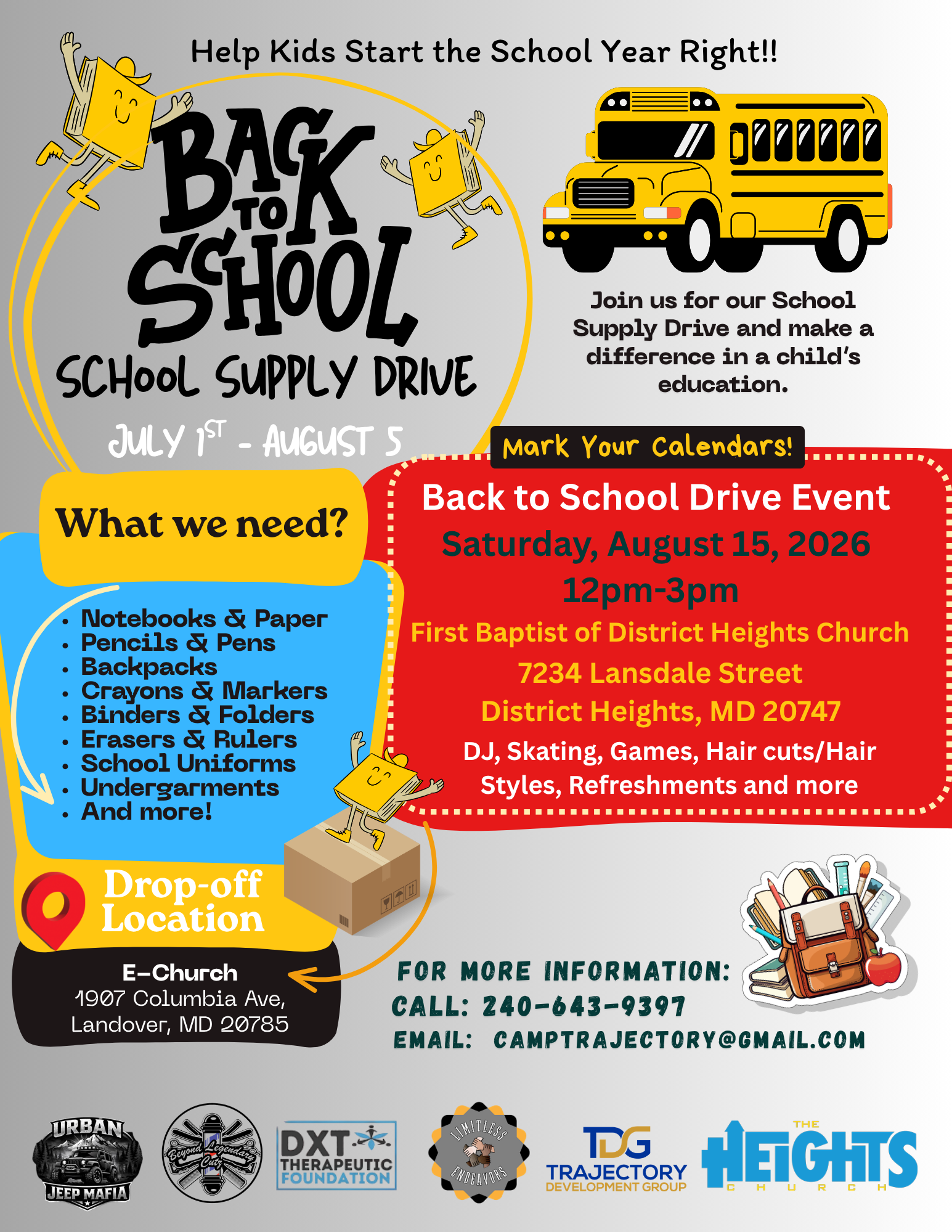 Back to School Supply Collection