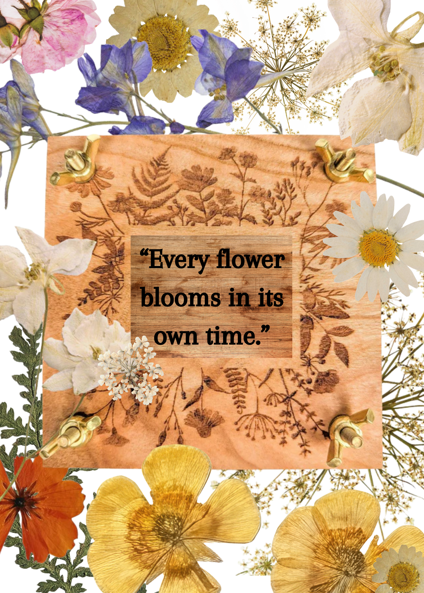 July 25th Let's Make A Flower Press