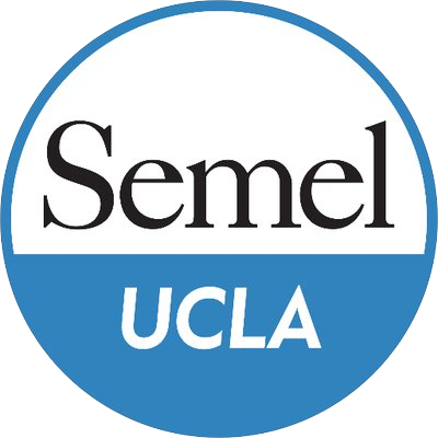 Semel UCLA logo with the word "Semel" above a blue horizontal line and "UCLA" below it.