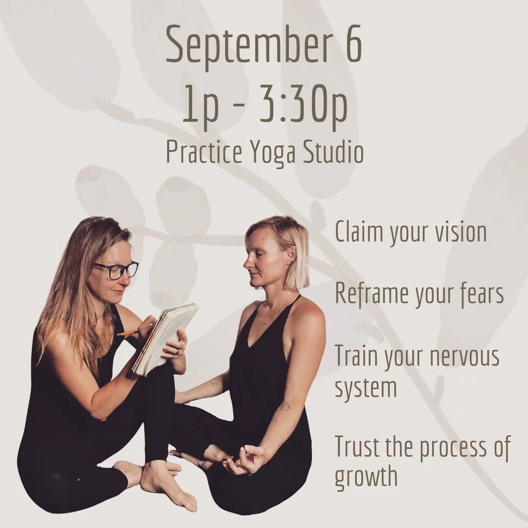 Join my sister, @tristanabulgarelli, and me this fall for a workshop for women who have been playing with a vision for a business, a new creative expression, an exciting life shift, or even a healthier way of living - but it just hasn't happened yet.