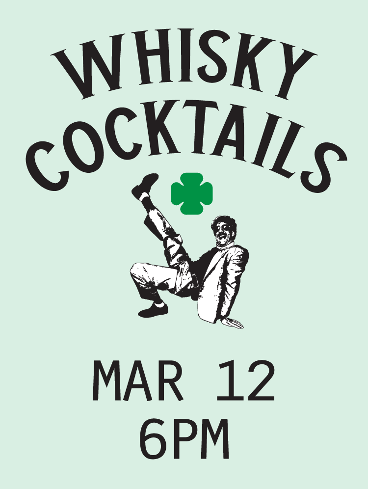 Cocktail Class Mar 12, 6pm
