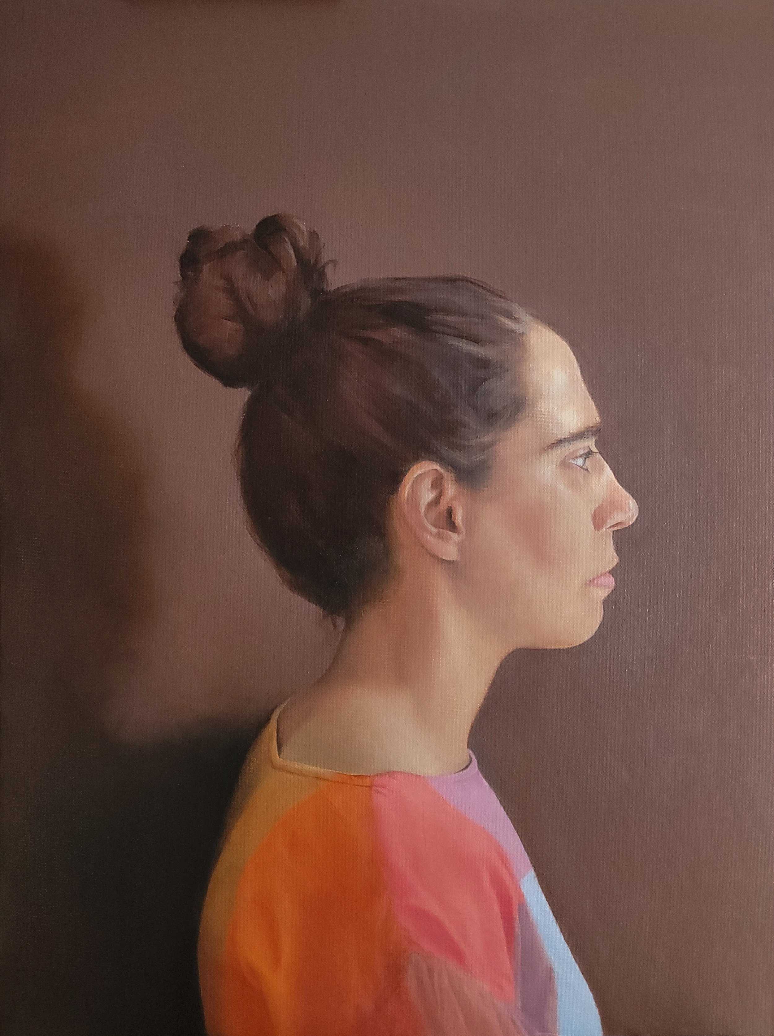 Portrait of Tyne - 18x24 in - Oil on panel - Sold
