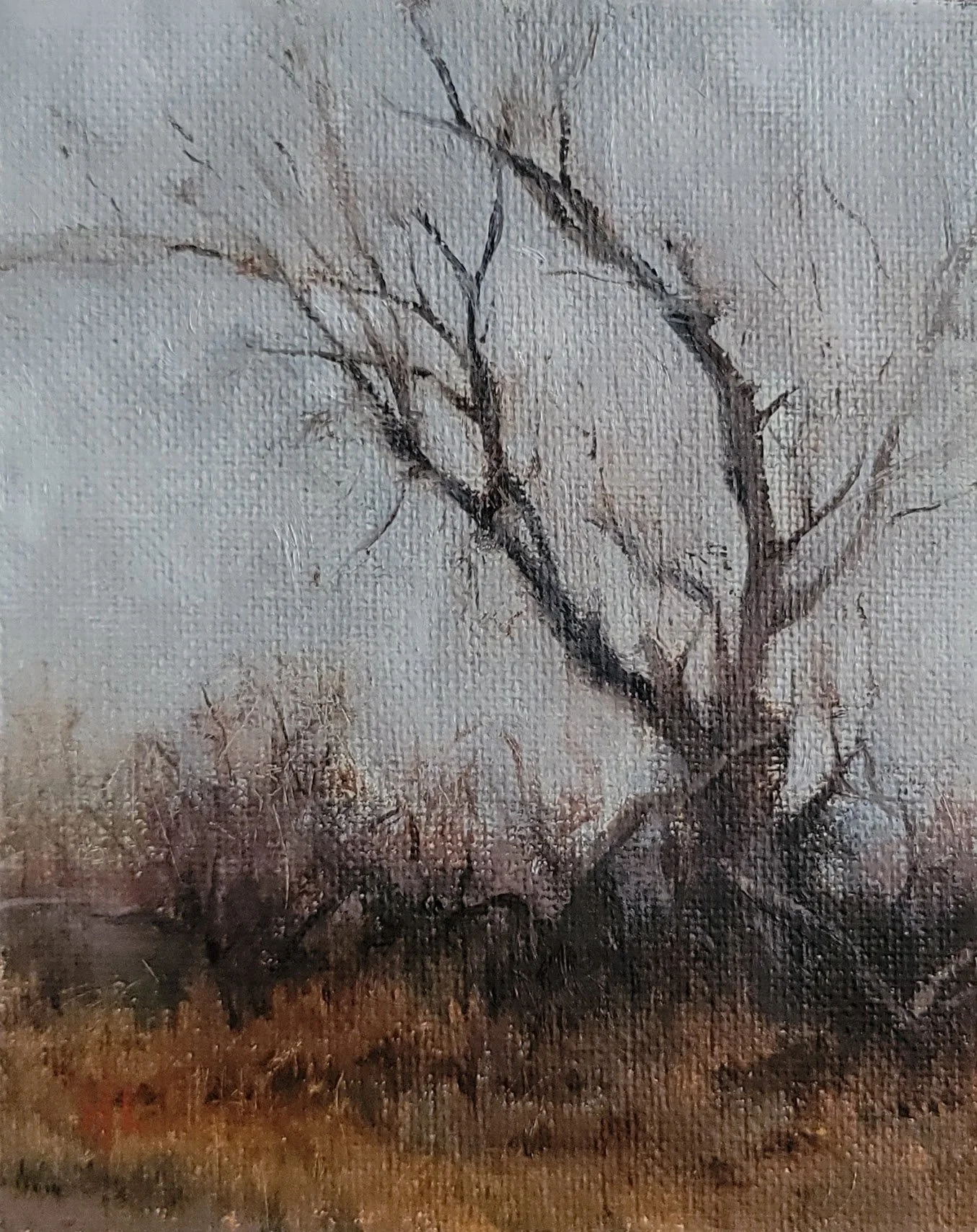 Nebraska - 4x5 in - Oil on panel - Sold