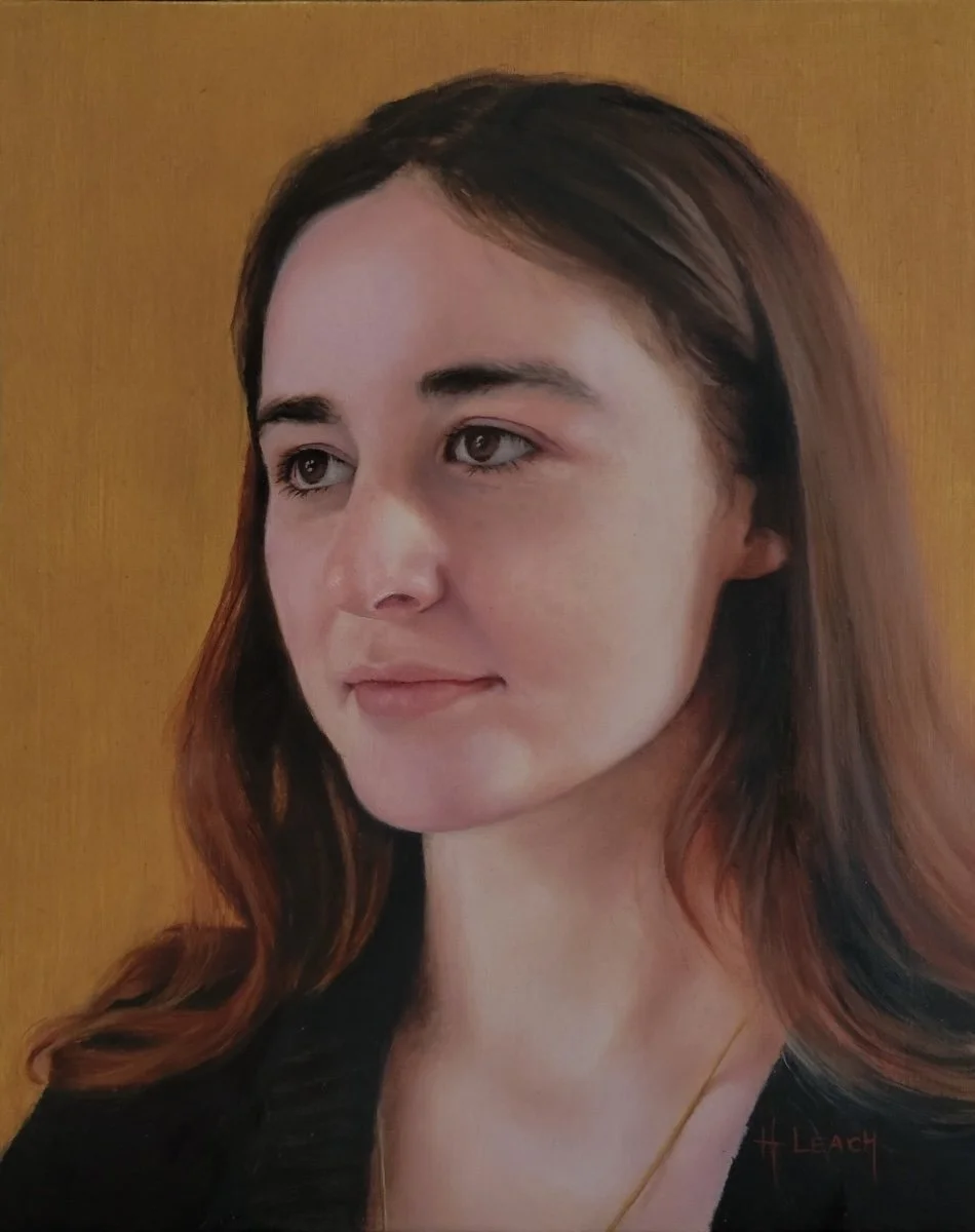 Portrait of Rachele - 8x10 in - Oil on panel - Available