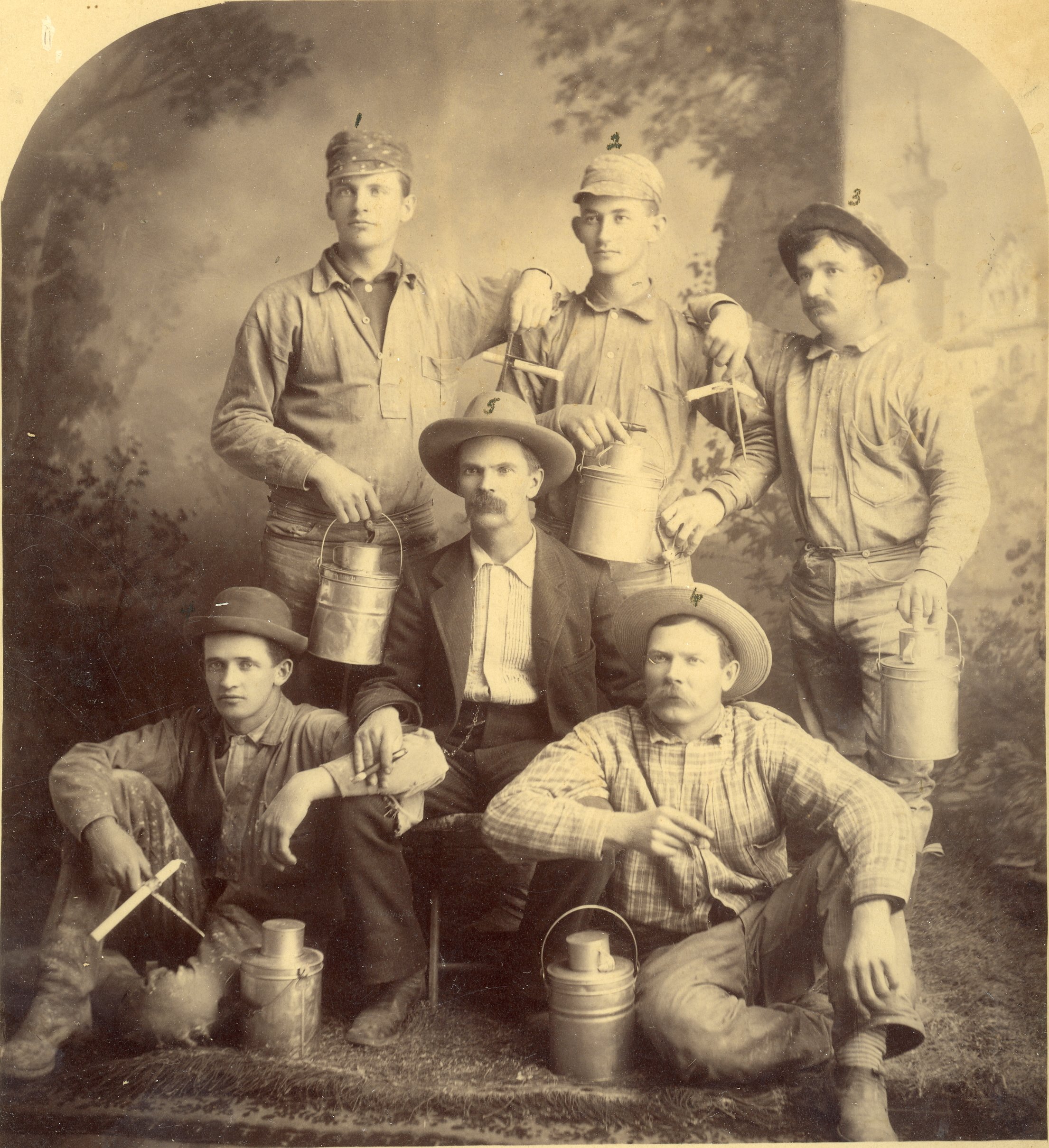 A group of miners of European descent.
Nevada Historical Society ELKO-00170.tif