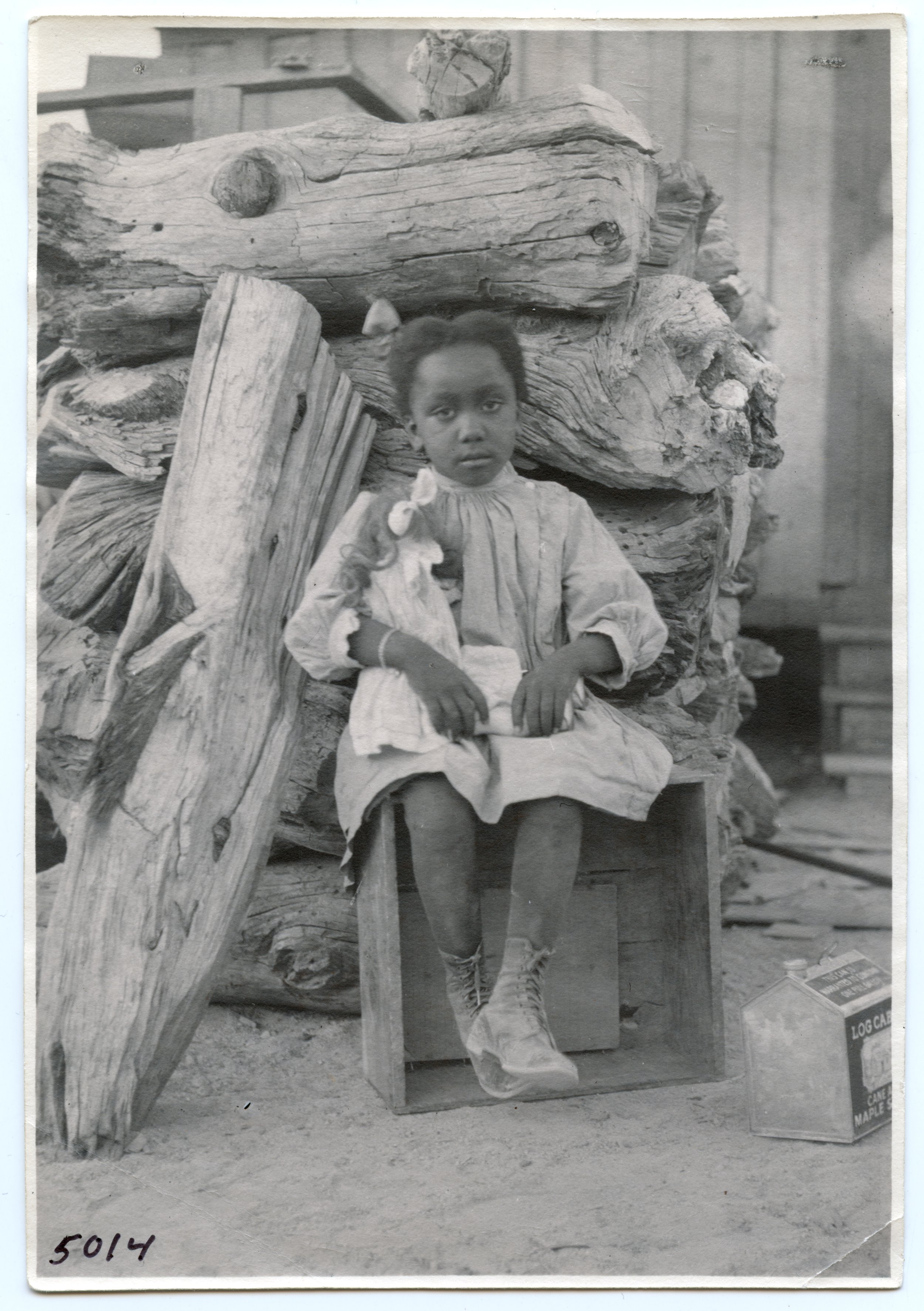 Nevada Historical Soceity eth05014 African American girl with doll possibly Tonopah c1904 Master i