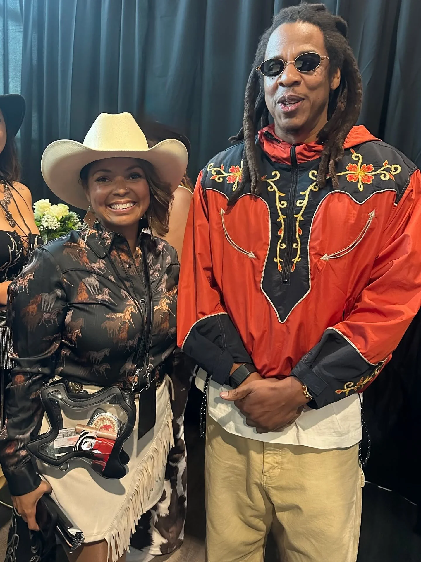 🐐🐐🐐

Still not over this moment&hellip; standing next to the legend himself, Jay-Z at Beyonc&eacute;&rsquo;s Cowboy Carter concert right here in Houston last June. 🤠🔥

Houston really knows how to bring the icons together. 🤟🏽 What a night!

Who