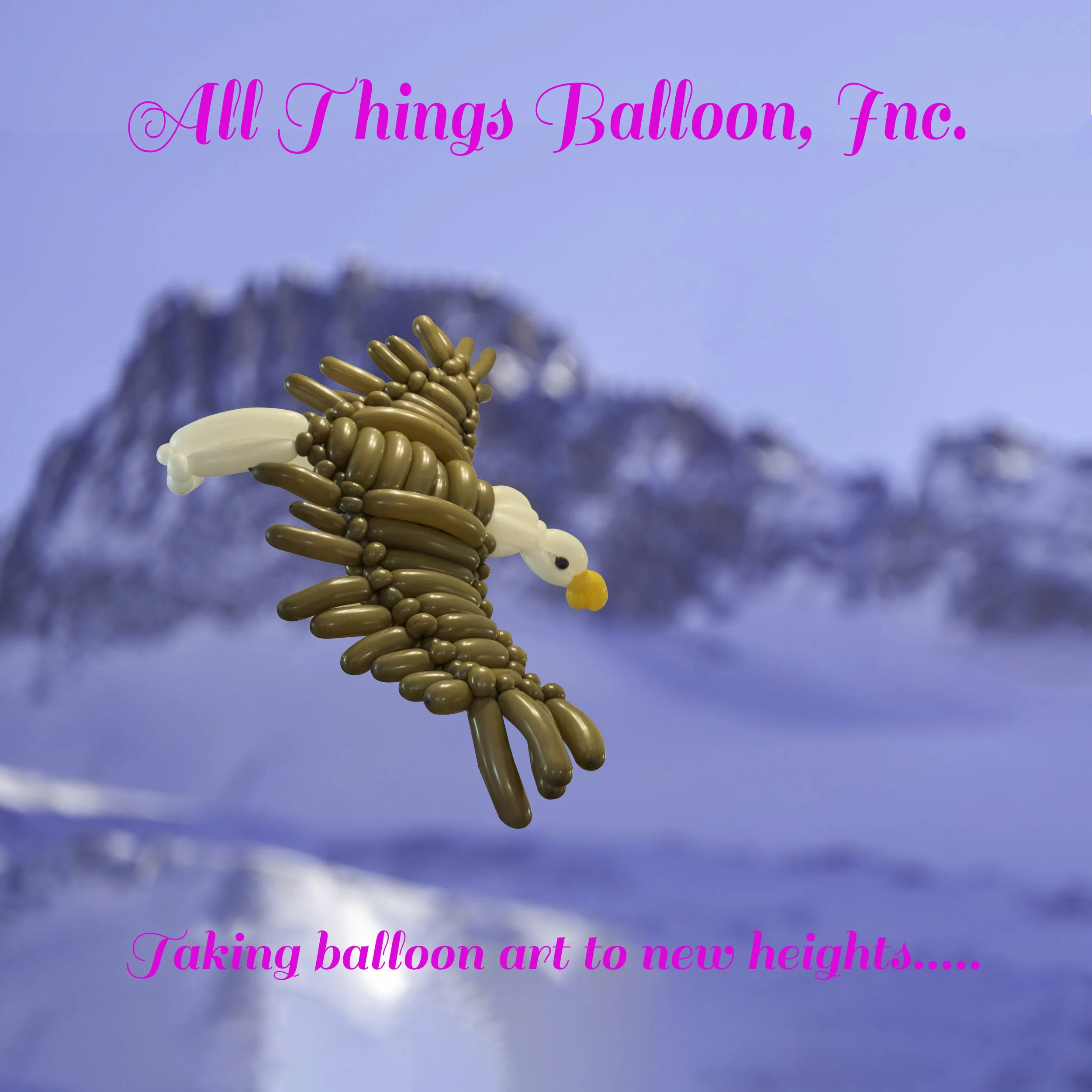Life-sized balloon American Eagle