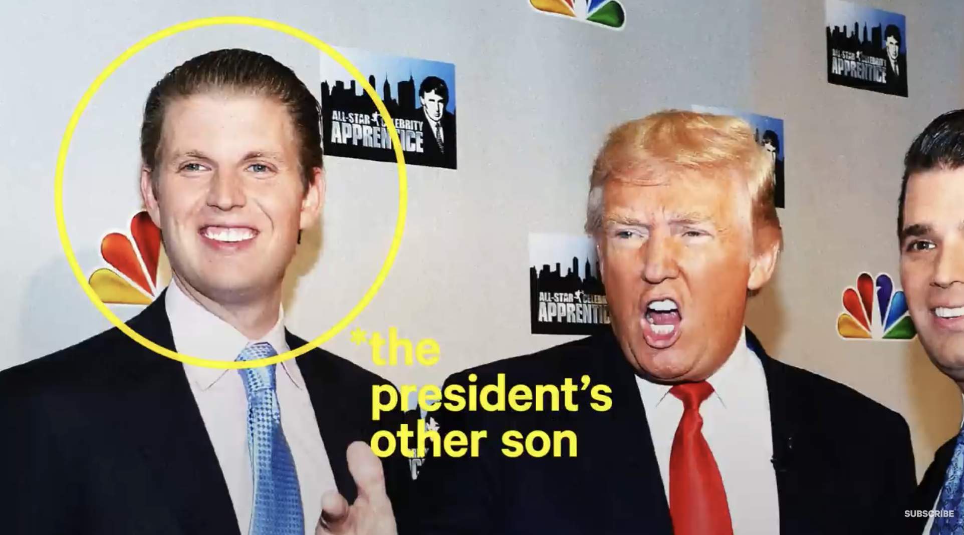 NowThis - Who Is Eric Trump? Narrated by Zack Bornstein. Written/directed by me