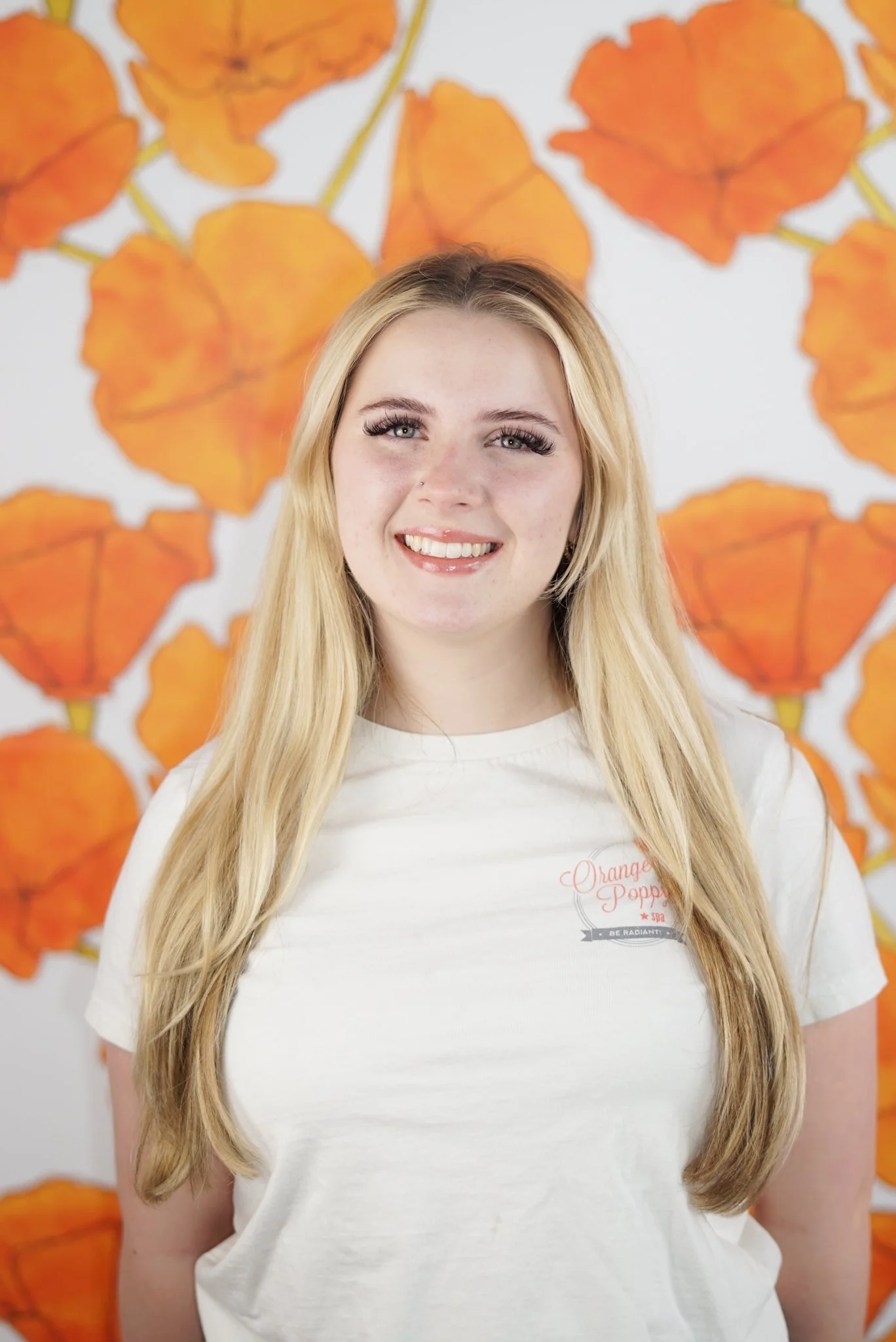 Licensed Nail Tech Rion at Orange Poppy Spa.