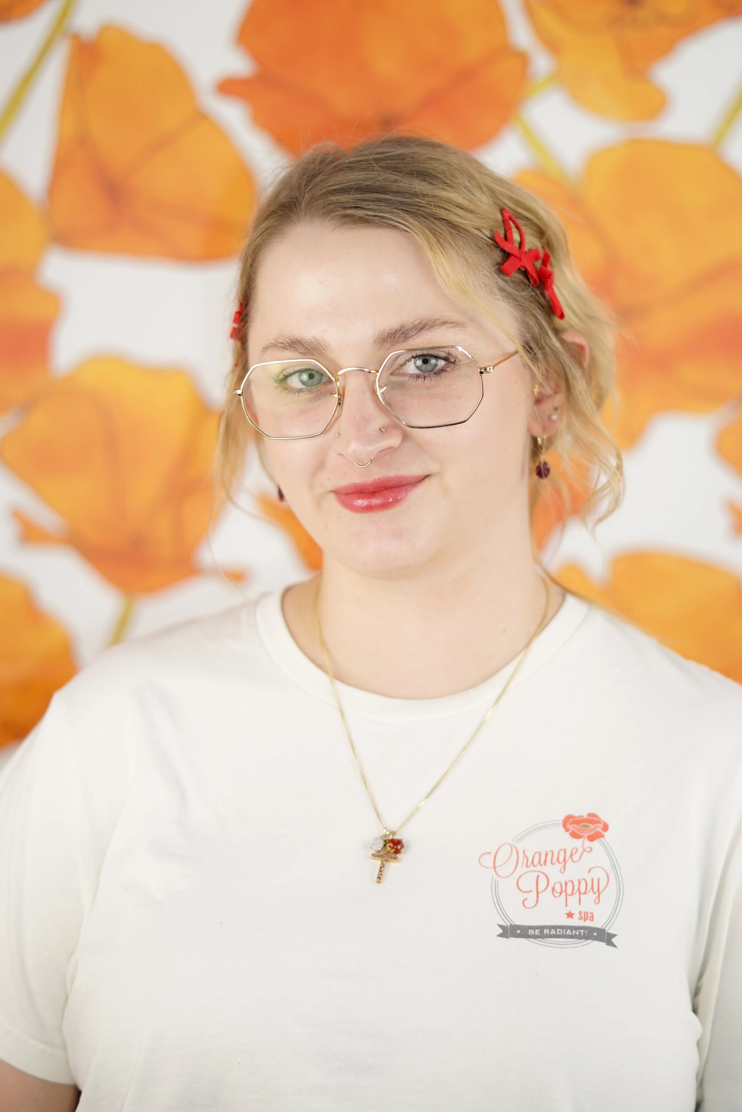 Licensed Esthetician Brooke at Orange Poppy Spa