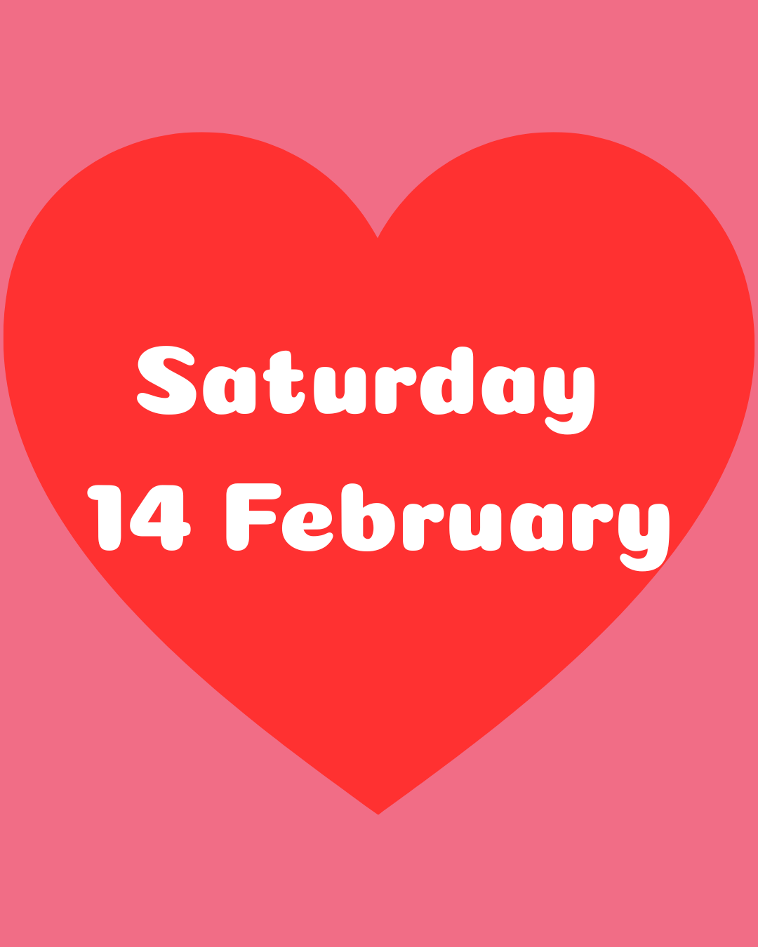 Valentine's Tales For Tots - Saturday 14 February