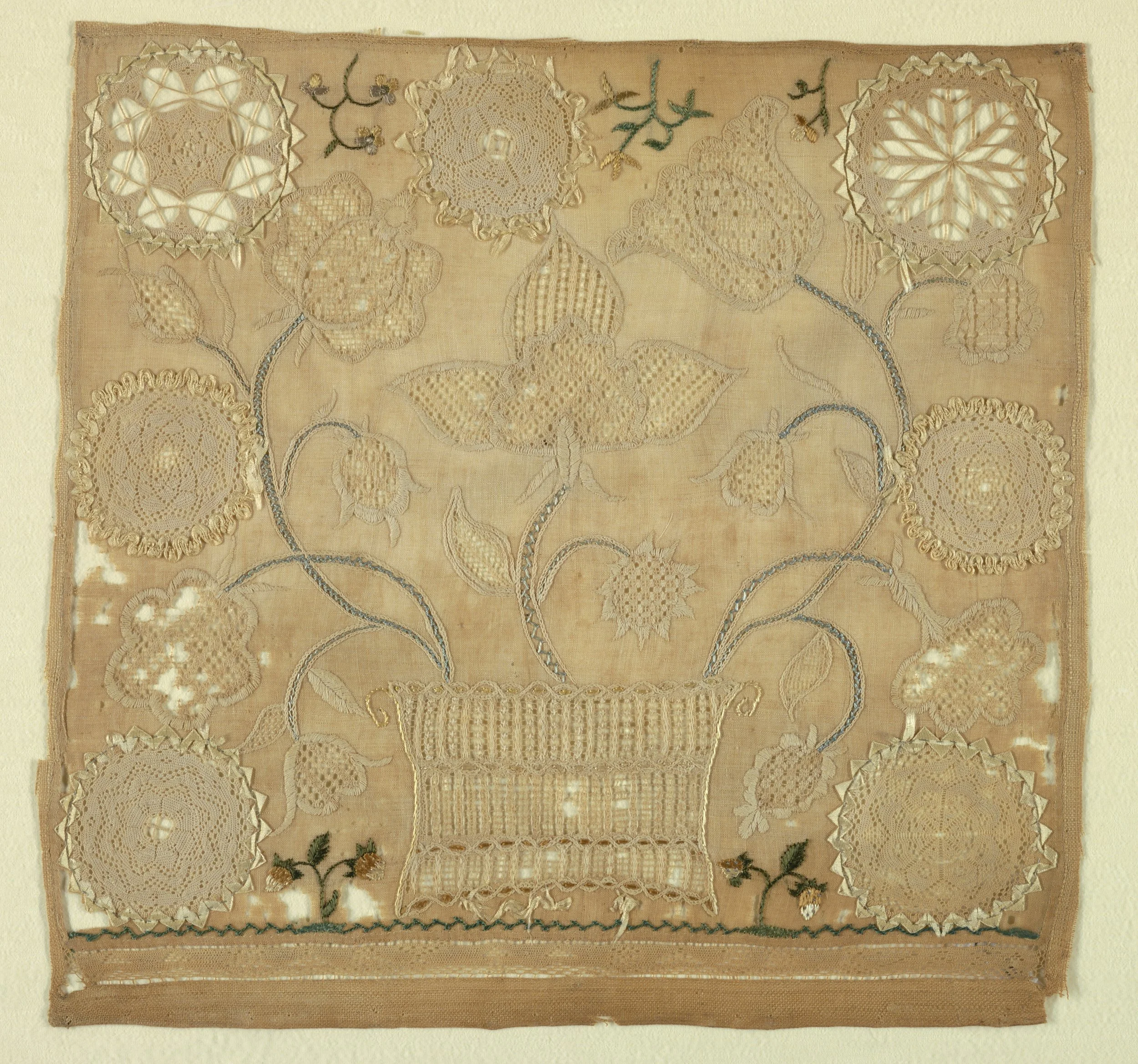 Mary Babb, 1783 sampler, Cooper Hewitt Design Museum