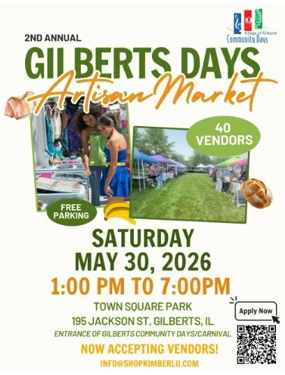 2nd Annual Gilberts Community Days Artisan Market