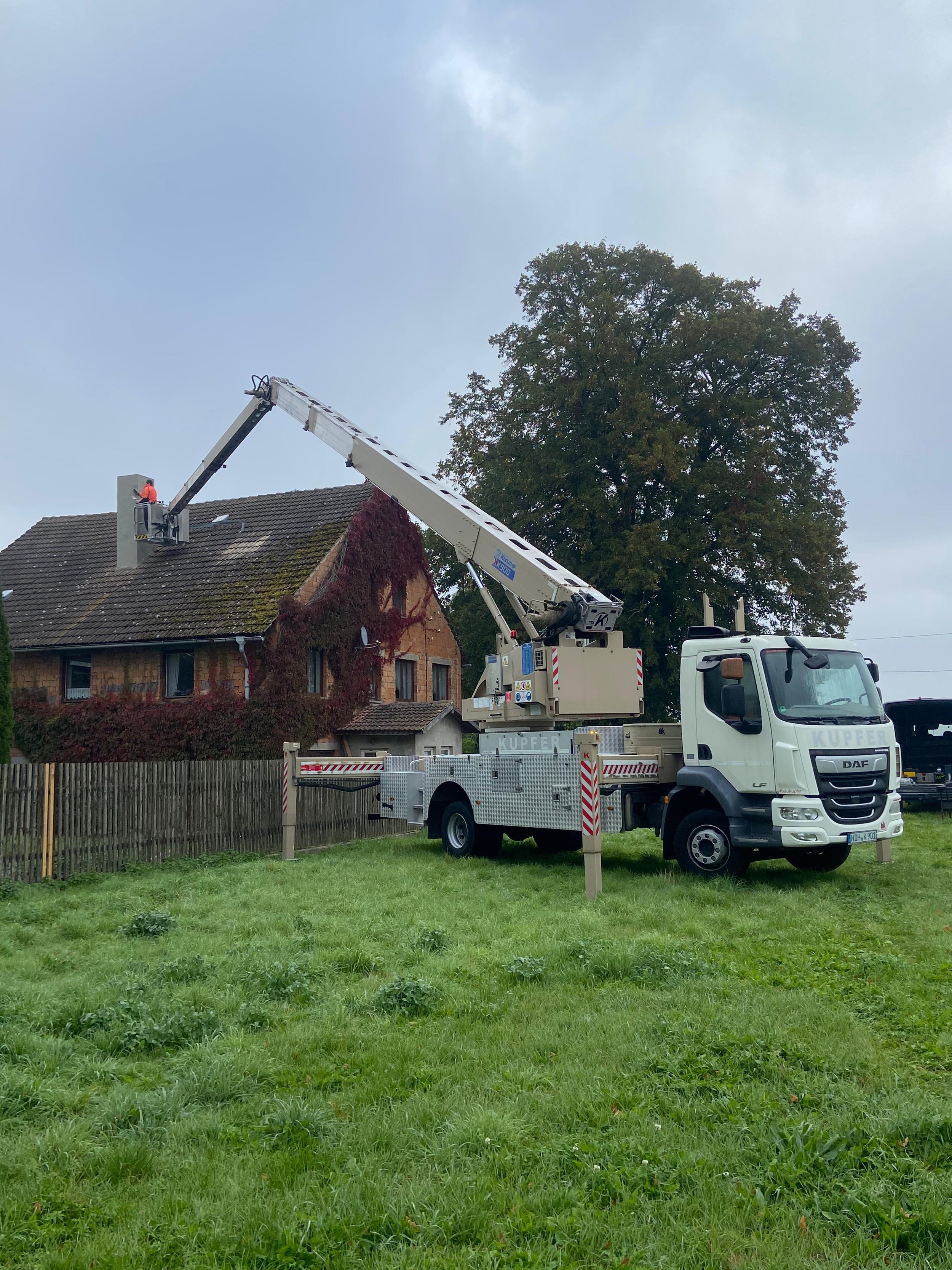 Schornsteinsanierung ohne Gerüst