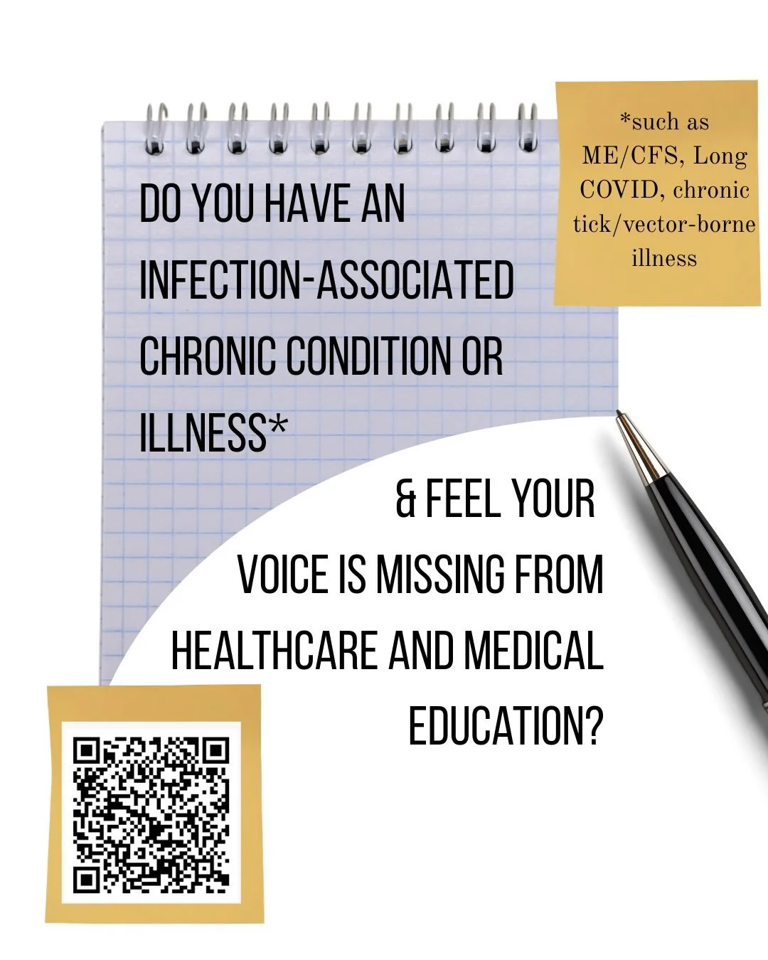 CoRE is conducting a brief survey to better understand what people with symptoms of Infection Associated Chronic Conditions and Illnesses (IACCIs) experience when accessing medical care. Your responses will help improve healthcare services and provid