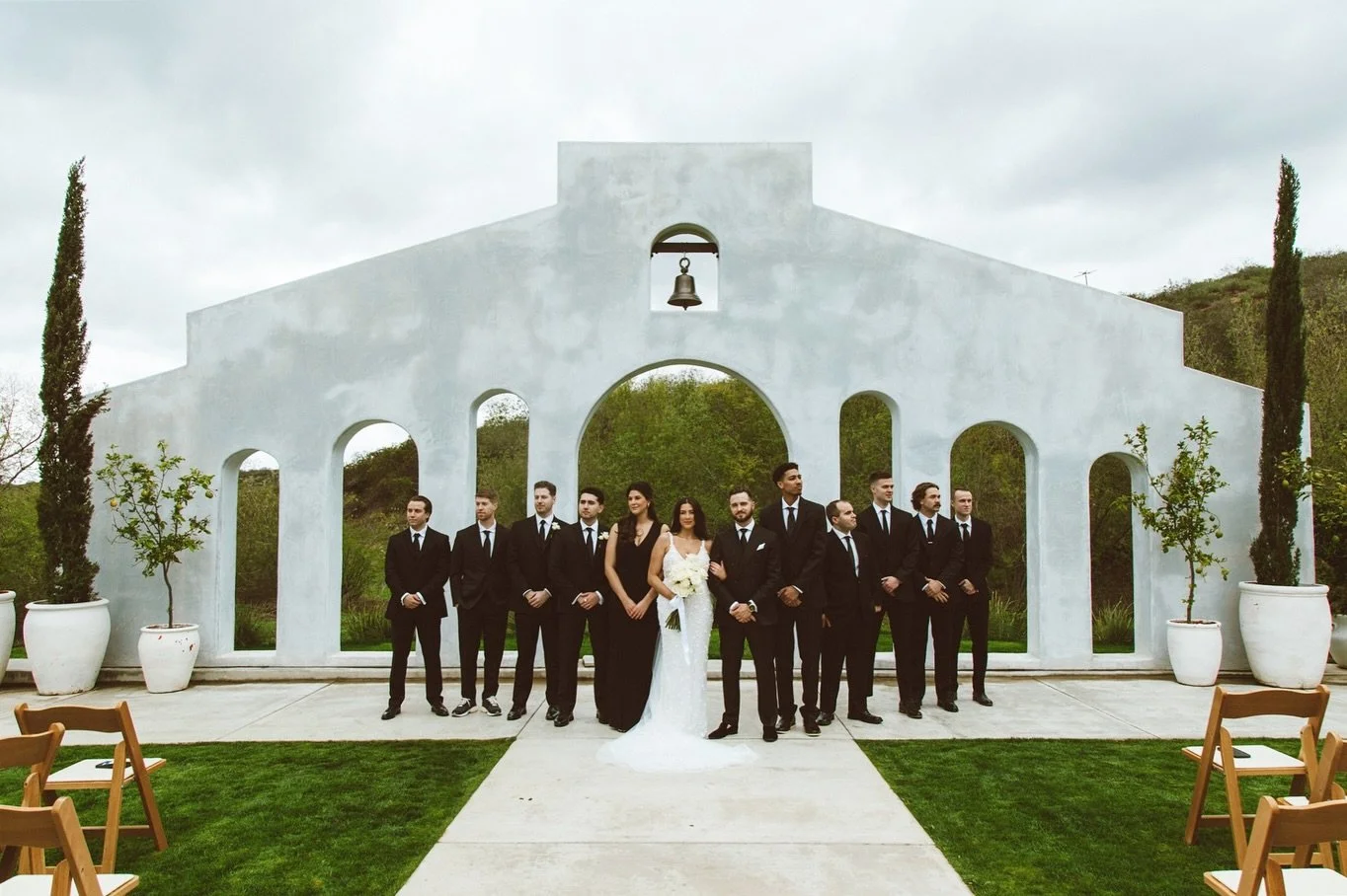 Liz &amp; Luke. Forever in awe of this day and you two ❤️