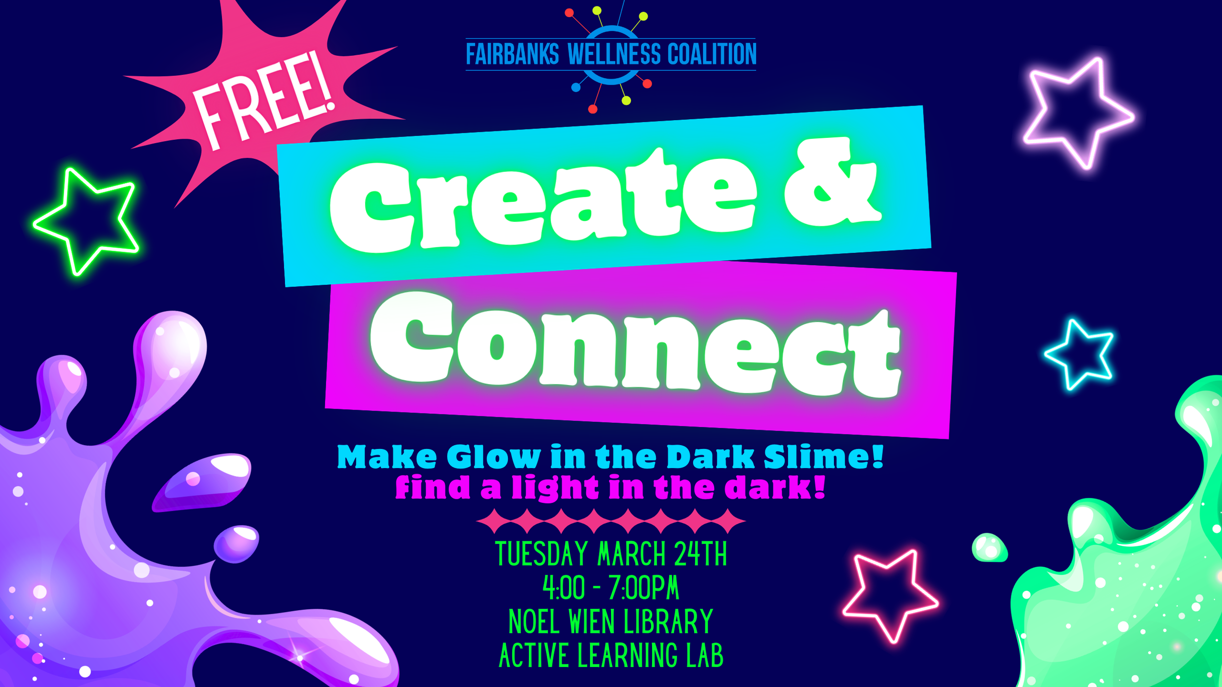 Create & Connect Glow in the Dark Slime
