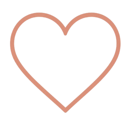 A heart-shaped design divided into three horizontal sections with colors blue, yellow, and green.