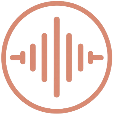 Stylized sound wave icon