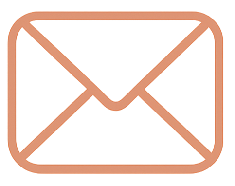 Icon of an envelope used to symbolize email or messaging.
