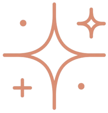Stylized star or spark icon