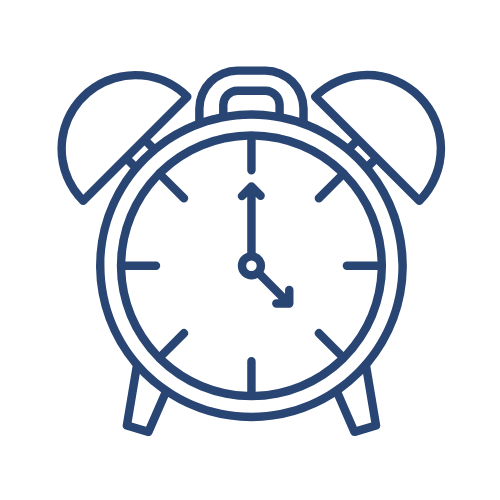 A clock representing busy professionals