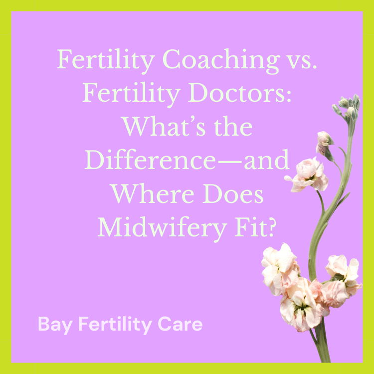 Fertility Coaching vs. Fertility Doctors: What’s the Difference—and Where Does Midwifery Fit?