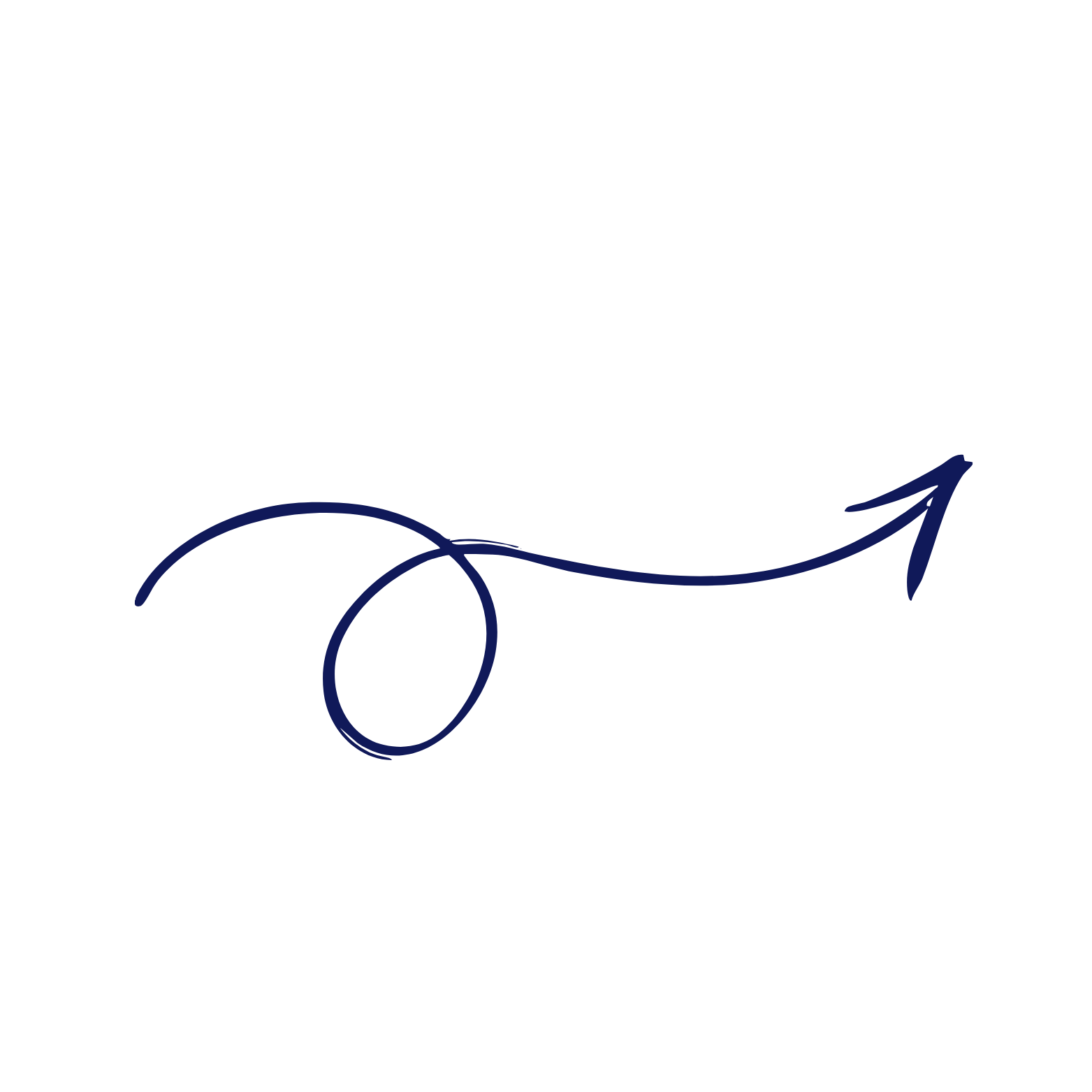 A black and white illustration of an arrow showing the difference between midwife home IUI and clinic fertility care.