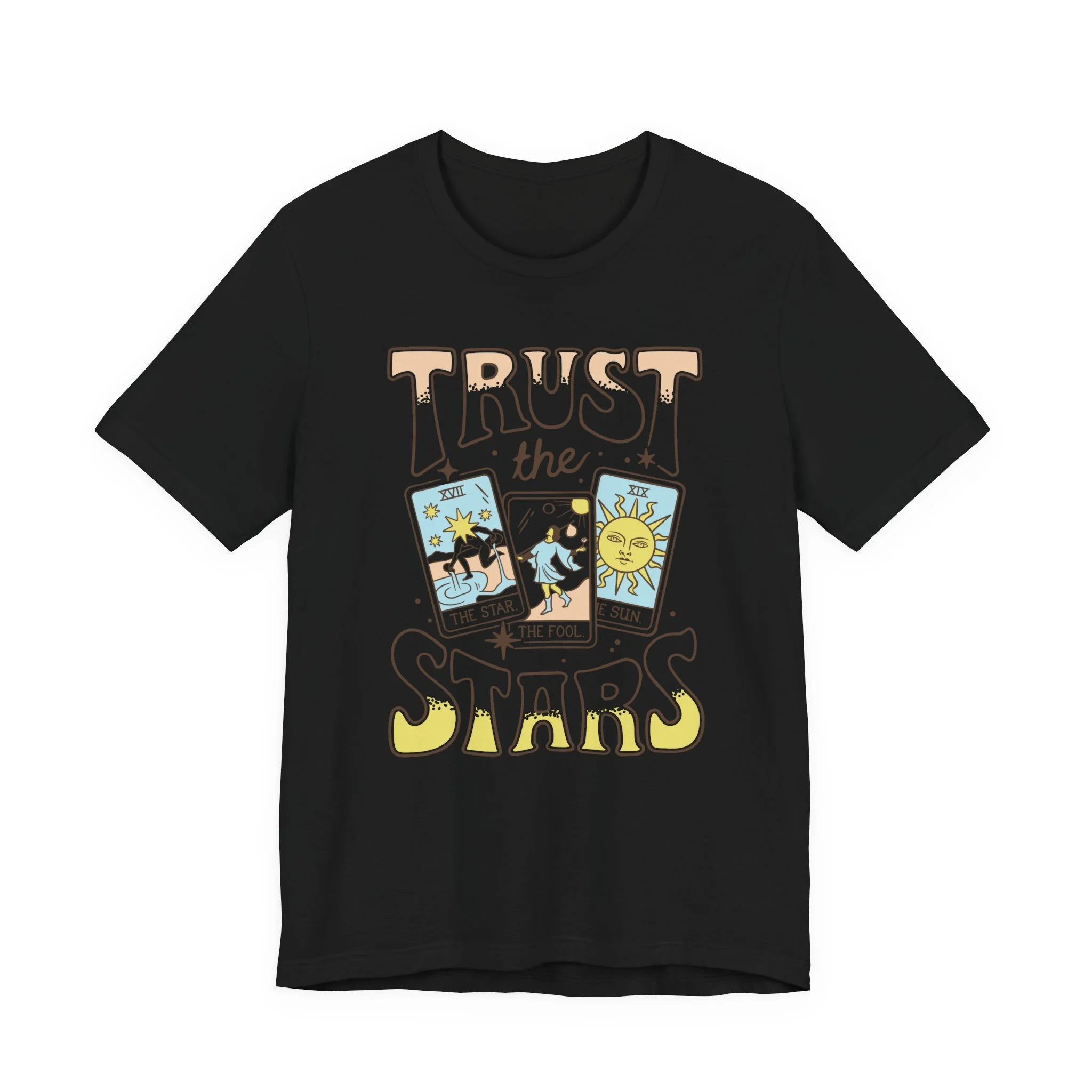 Trust the Stars Tarot Tee — Astrological Tarot Graphic T-Shirt