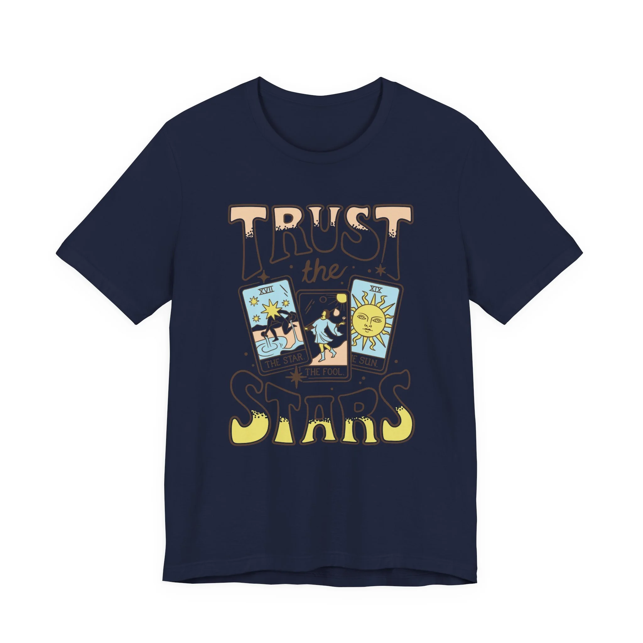 Trust the Stars Tarot Tee — Astrological Tarot Graphic T-Shirt