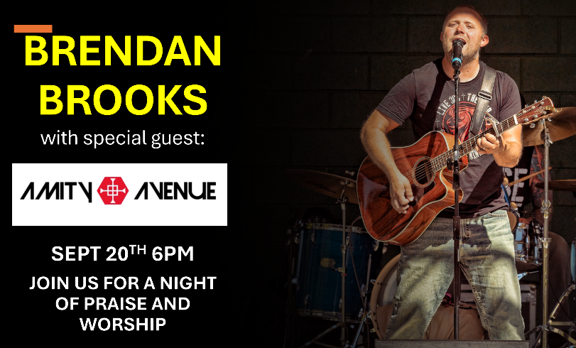 Worship Night-Brendan Brooks  with special guest Amity Avenue