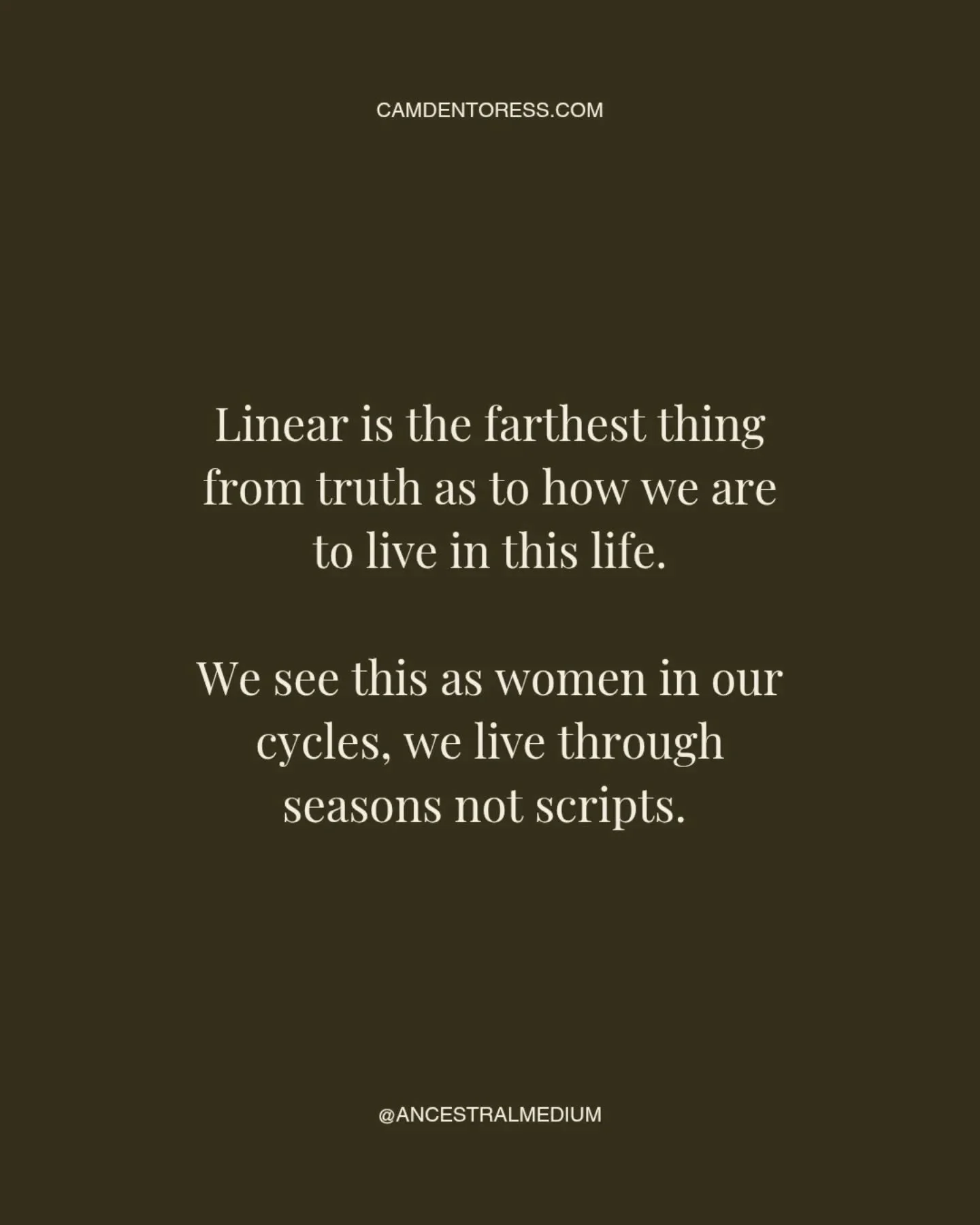 As someone who works in collaboration with the Earth, with the sacred elements, with ancestors, rites of passage give us a tangible way that can be ritualistic and ceremonial. 

I primarily work with women, and I've seen not only in my own history bu