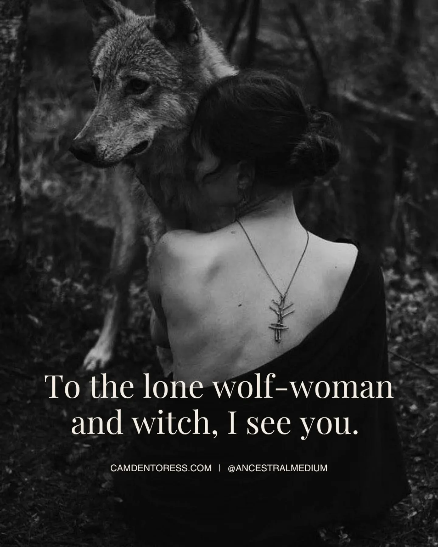 I am sharing this with you beloveds today, because it is alive in my heart and my body. I am navigating this search for my pack, still at 45, and now I see the cycle of life coming through and I see my daughter starting her own initiation into findin