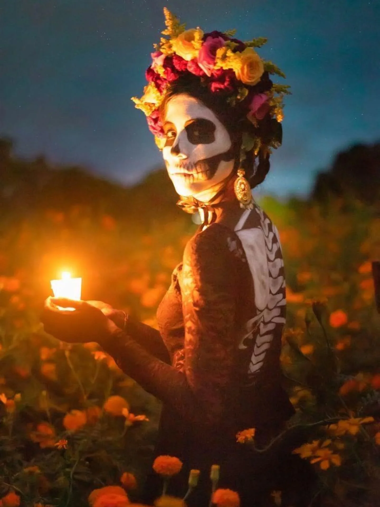 Blessed Samhain &amp; Dia de Muertos 🙌🏾 Step into the thinning veil, the dancing in the liminal, and the sacred honoring of our Ancestors.

This is the season of descent, where the unseen feels more alive, and all realms bow in reverence. It is the