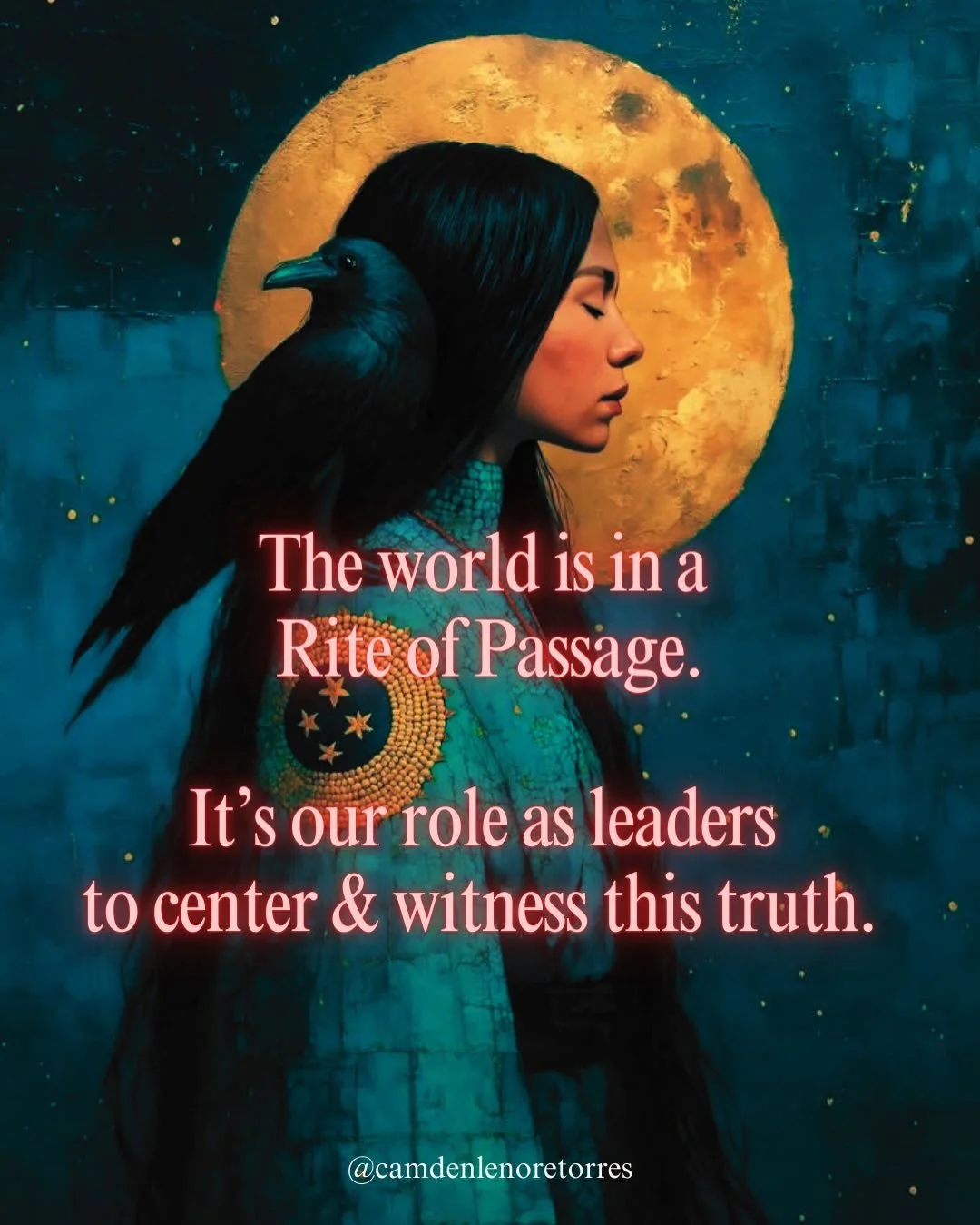 We are alive right now and witnessing one of the most transformative death and rebirths of the Earth.

This is the work. 

We need to be connected to our own truth, our bodies, our work, and to communities that can truly meet us.

It&rsquo;s not easy