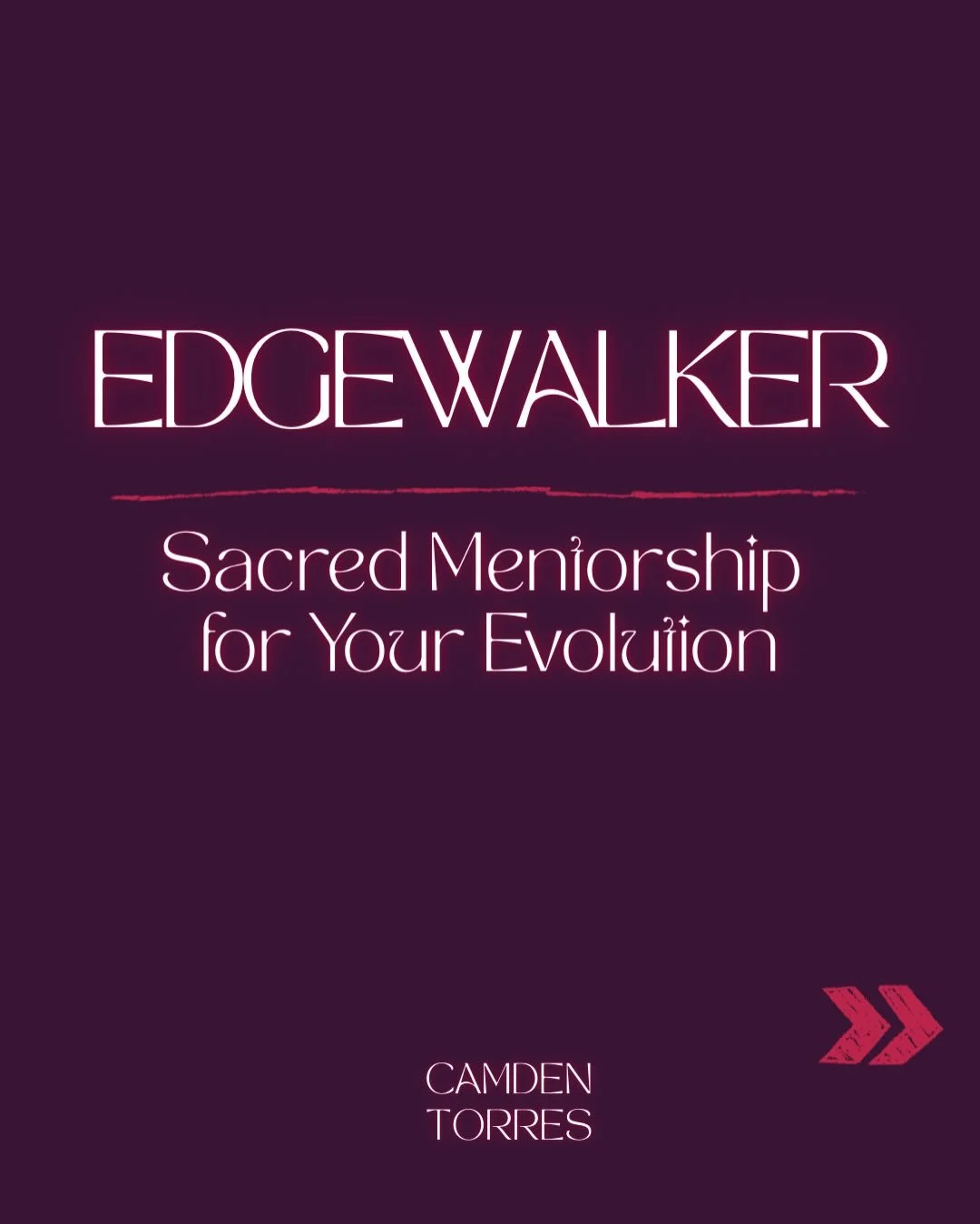 Beloveds, I am so excited and honored to open up this seasons Edgewalker applications. 

This a 6-month, sacred container and the path we will walk together is deep, intimate, powerful.

This is for the visionary woman who is ready for next chapter a