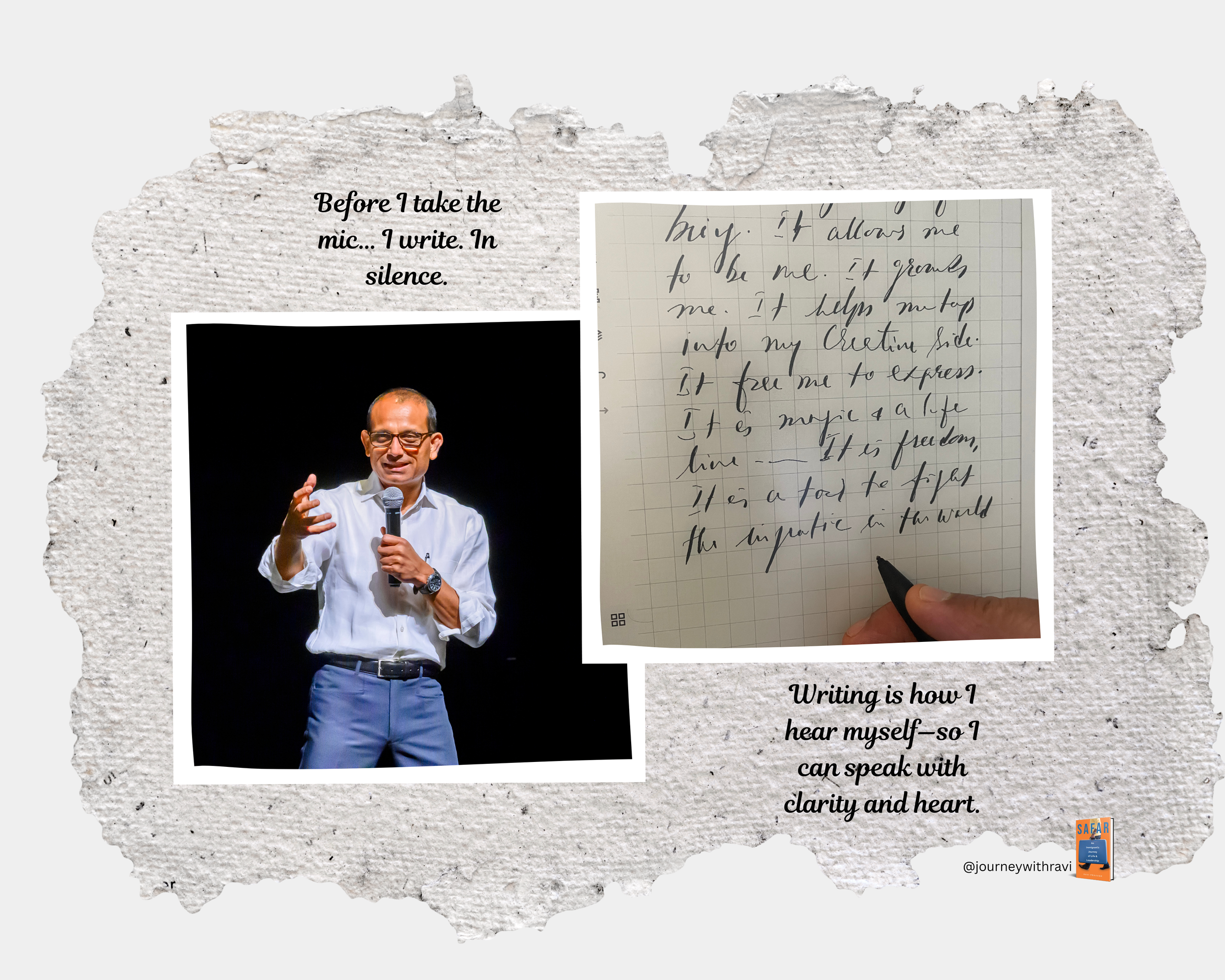 Why I Still Write In Silence Before Every Talk…