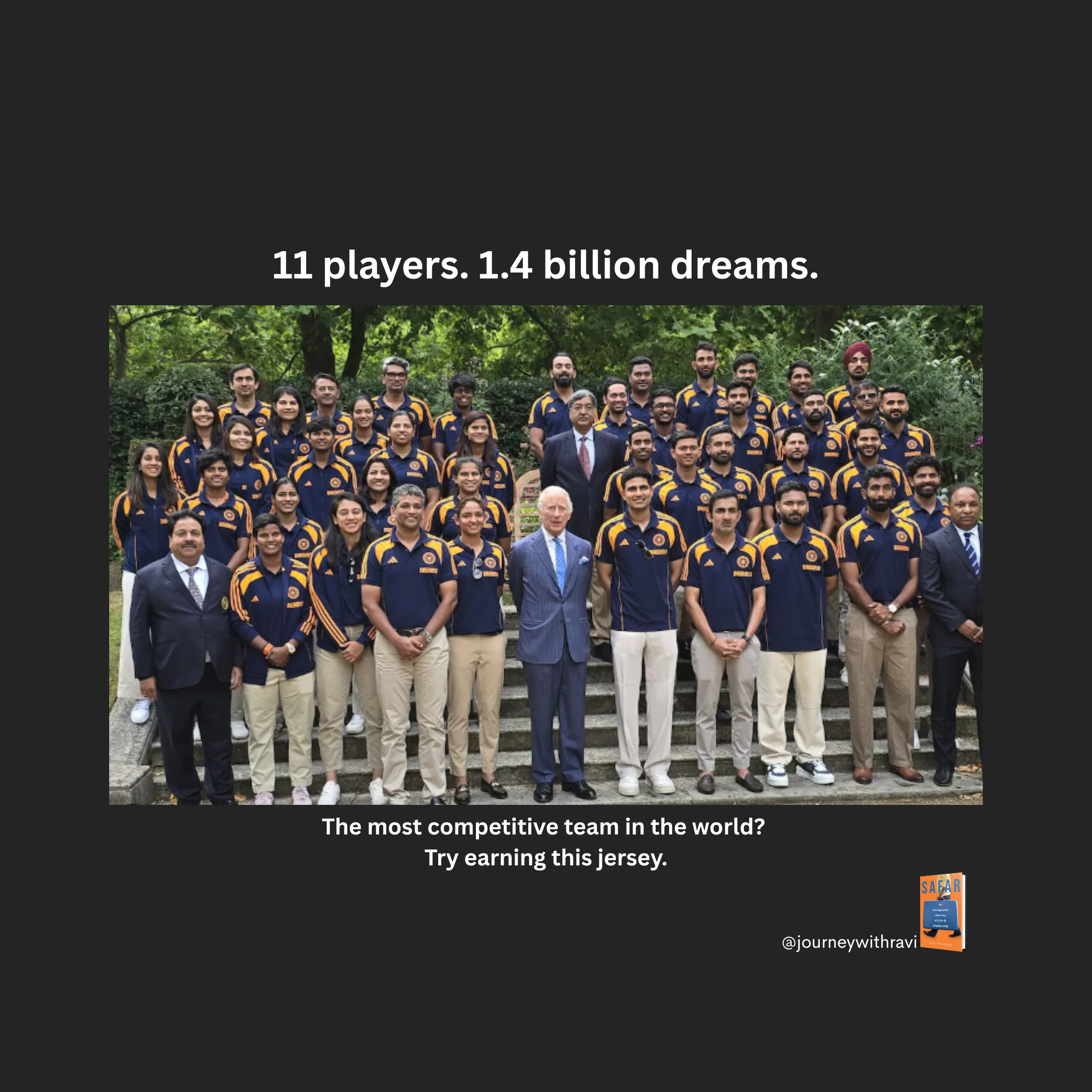 11 Players. 1.4 Billion Dreams.