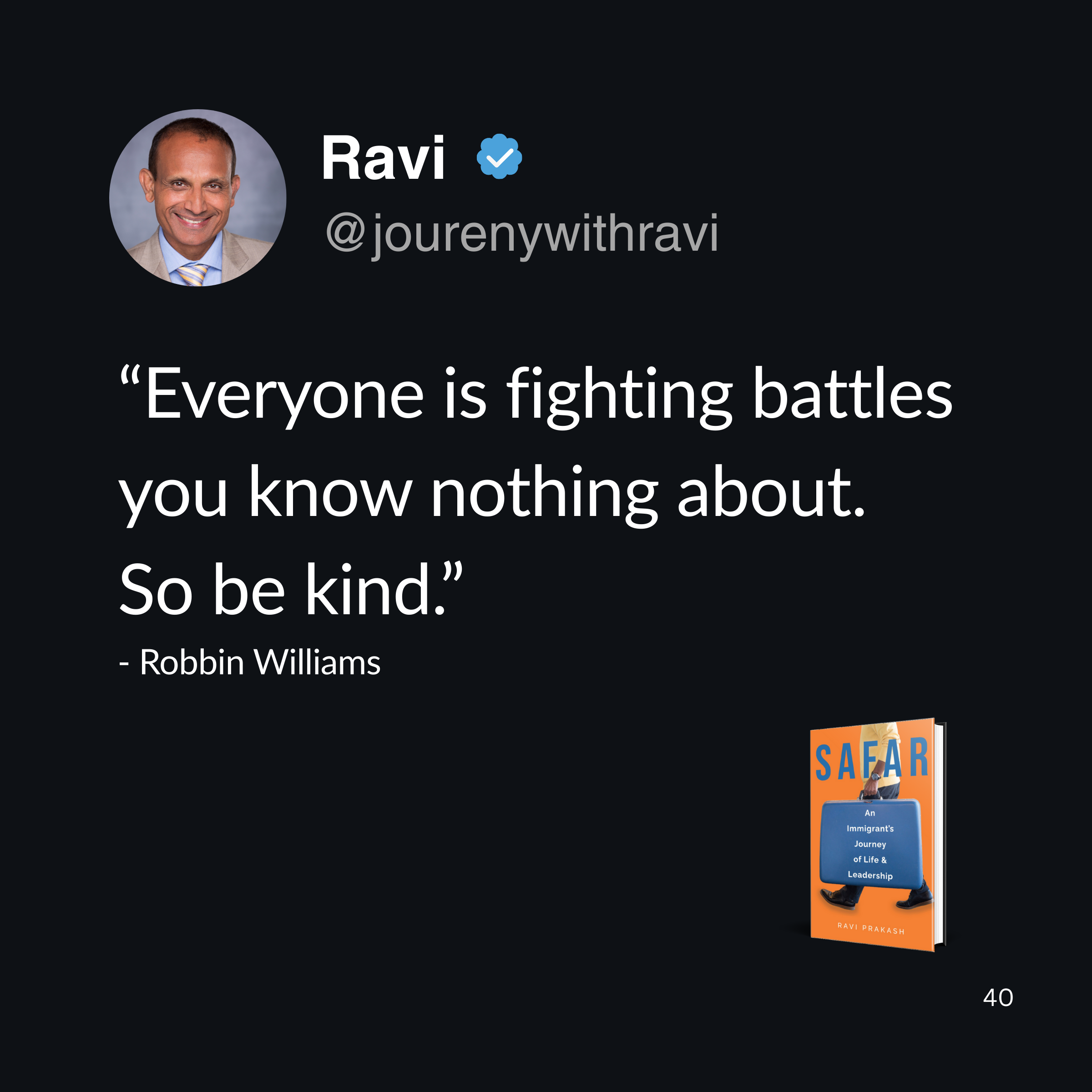 Everyone is Fighting Battles…