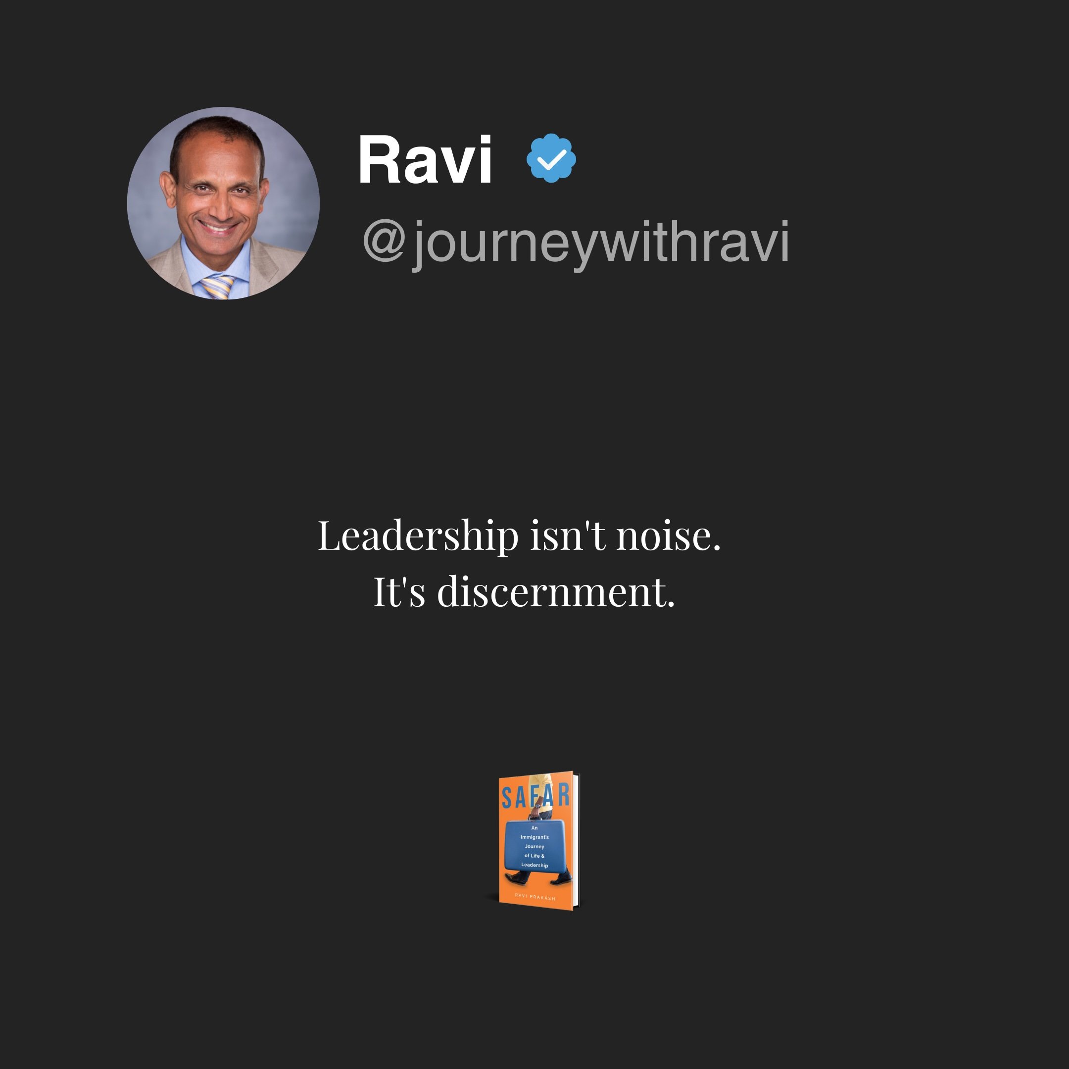 Leadership Isn’t Noise…