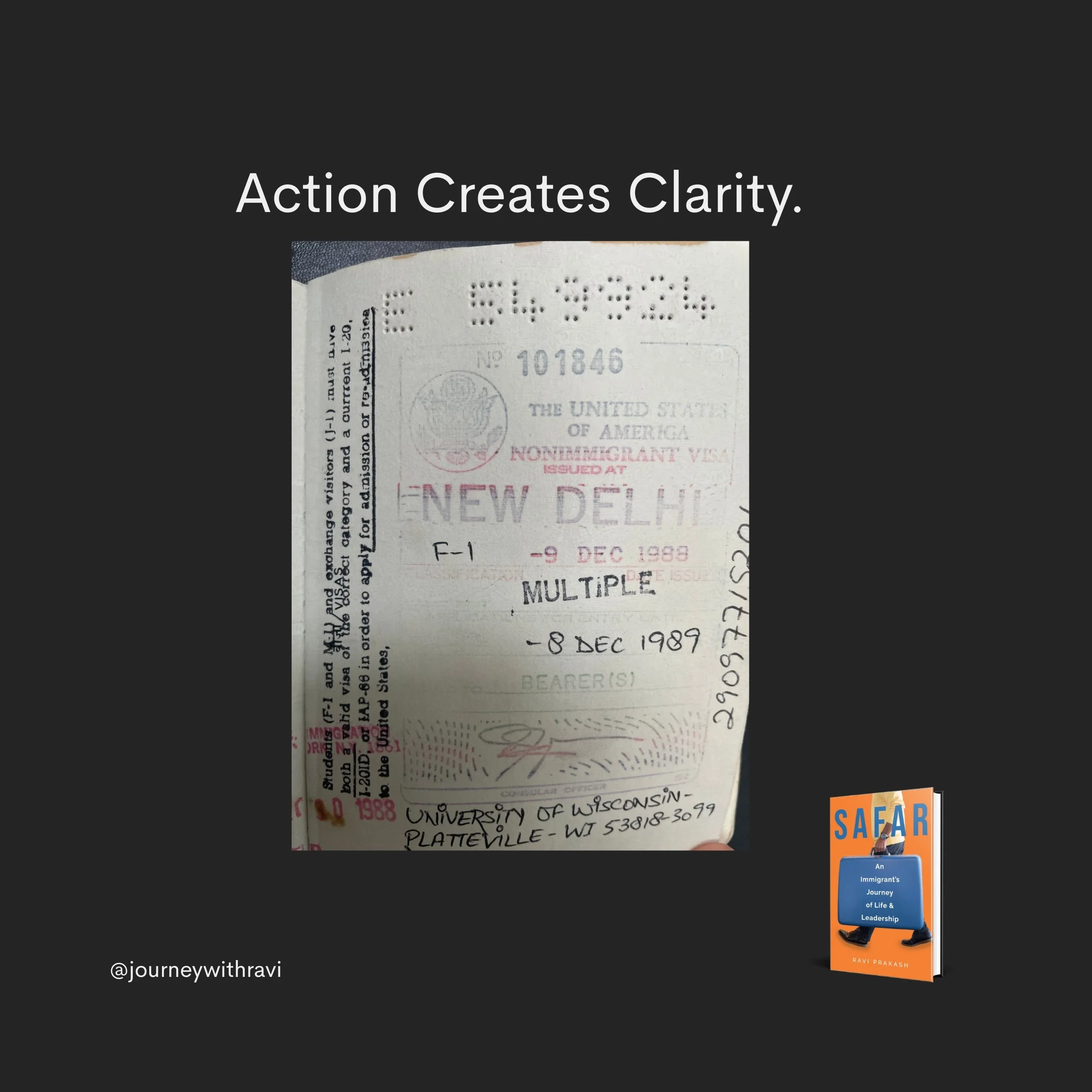 Action Creates Clarity!