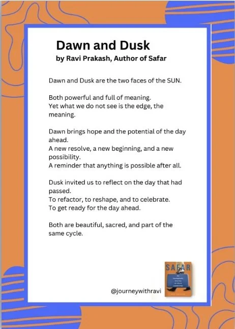 Poem: Dawn and Dusk