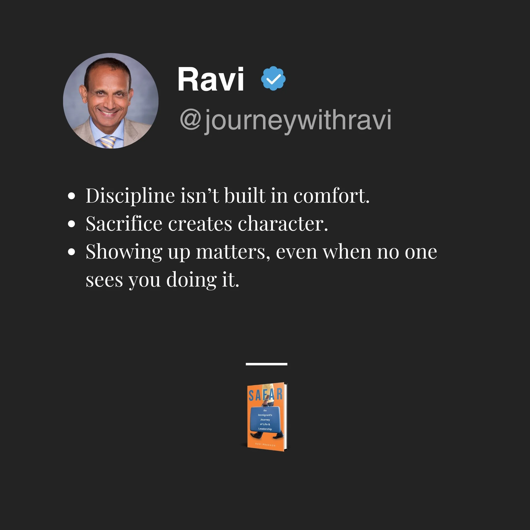 Every Step You Take Is Shaping Who You Become.