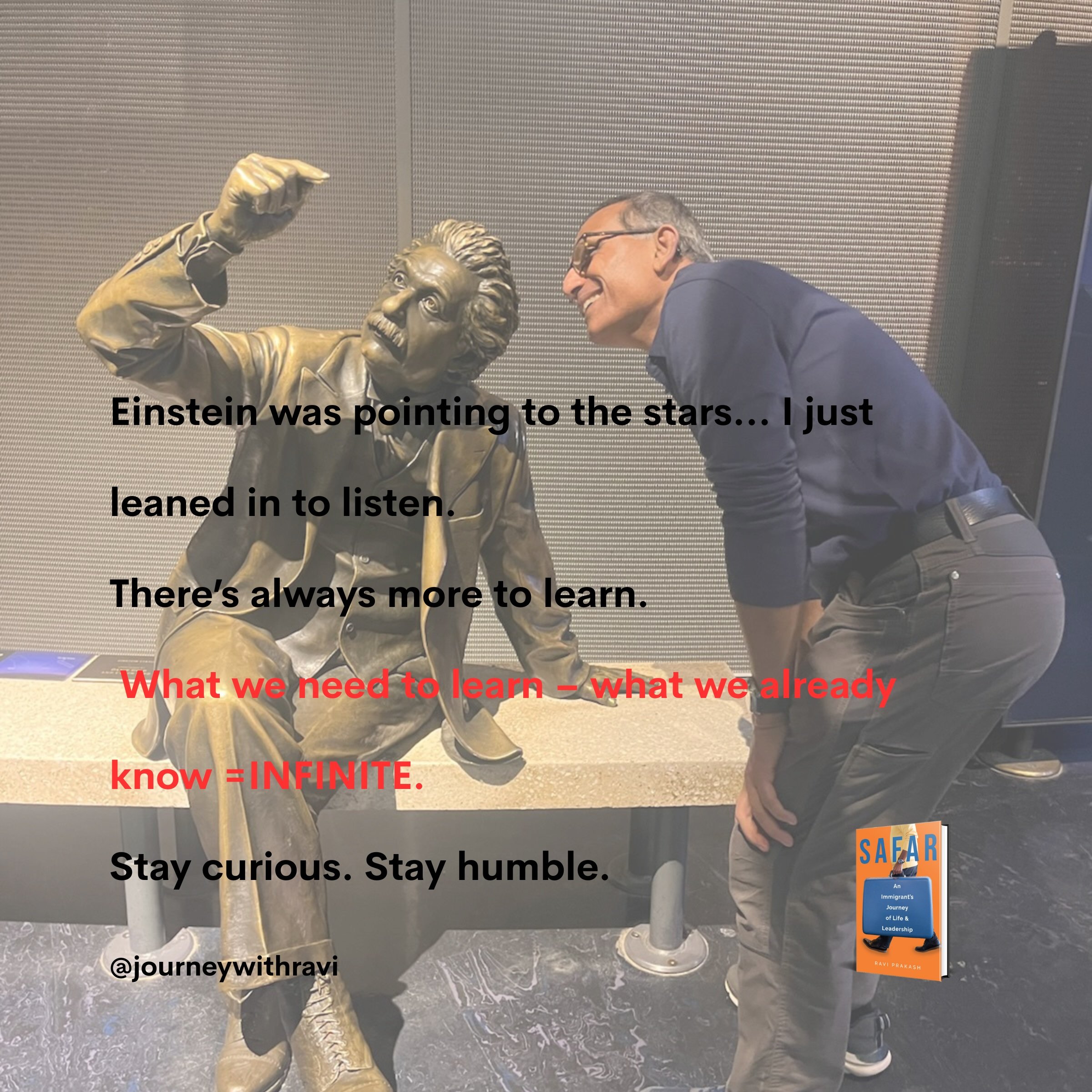 What We Need To Learn- What We Already Know = INFINITE