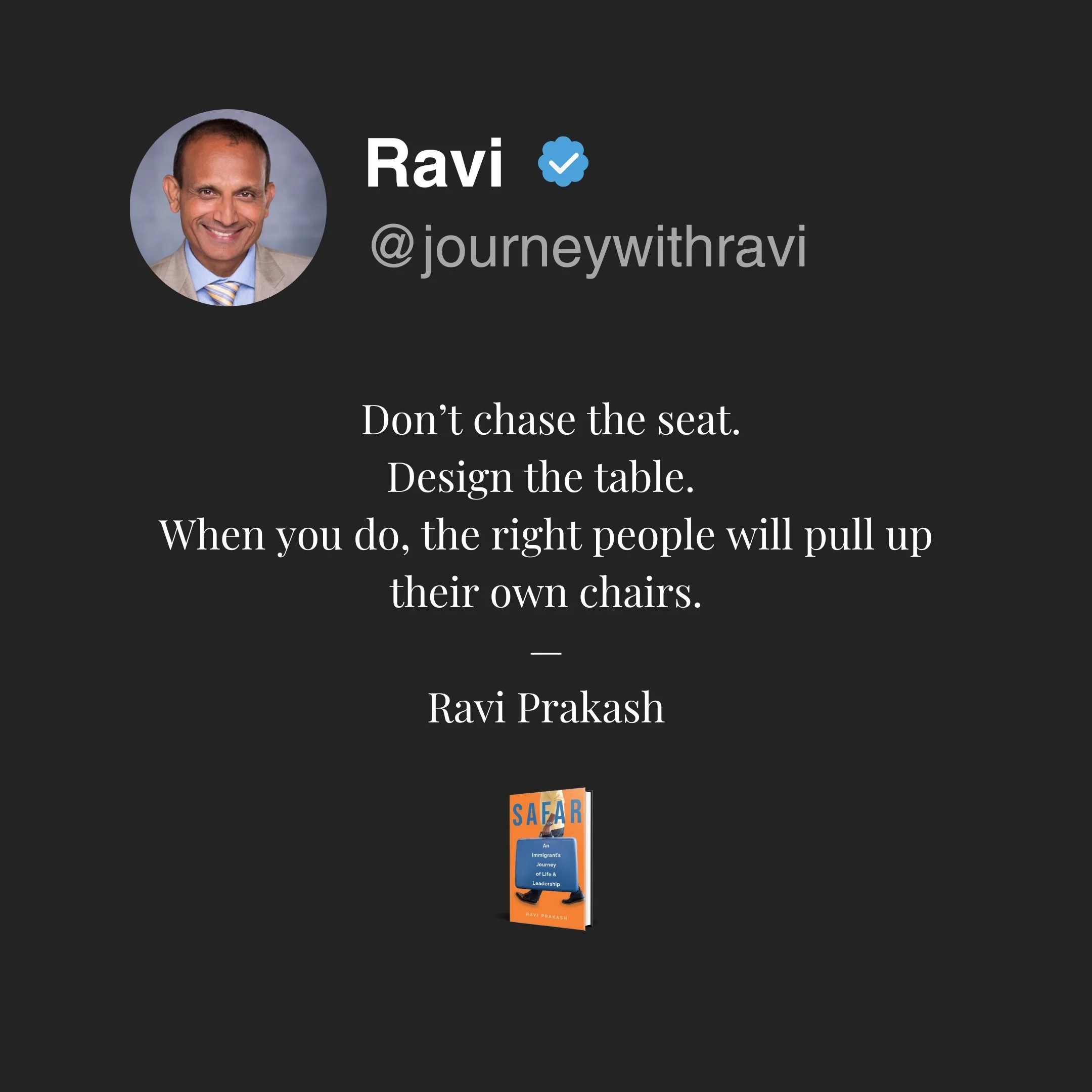 If You Are Not At The Table…