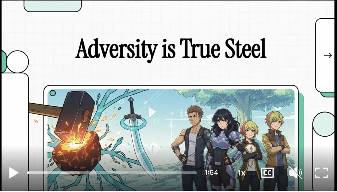 Adversity Is True Steel