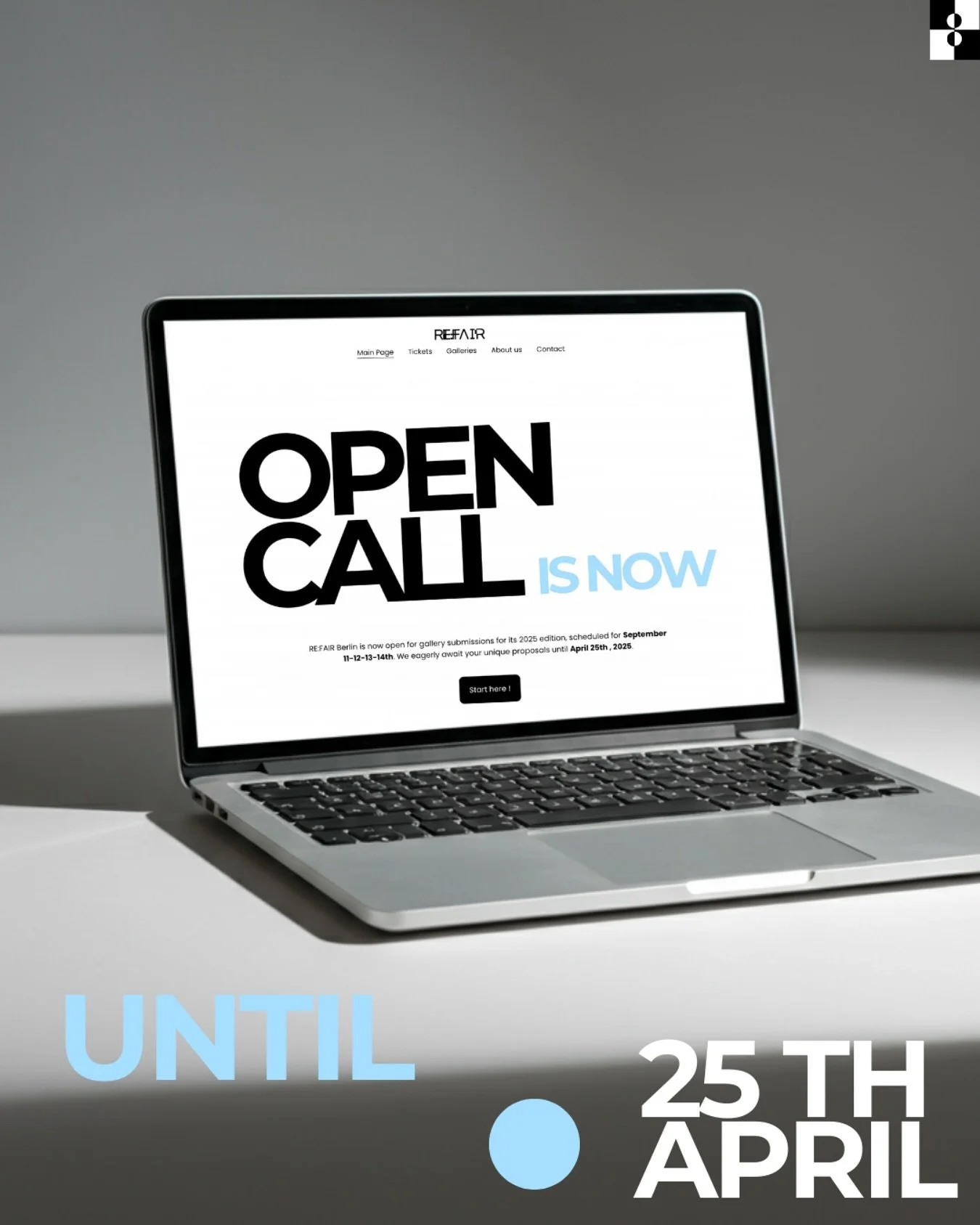 ✨ OPEN CALL for RE:FAIR Berlin 

RE:FAIR invites galleries to apply for its inaugural edition, a new art fair in Berlin dedicated exclusively to contemporary photography.

We seek galleries that champion artists who push the boundaries of photography